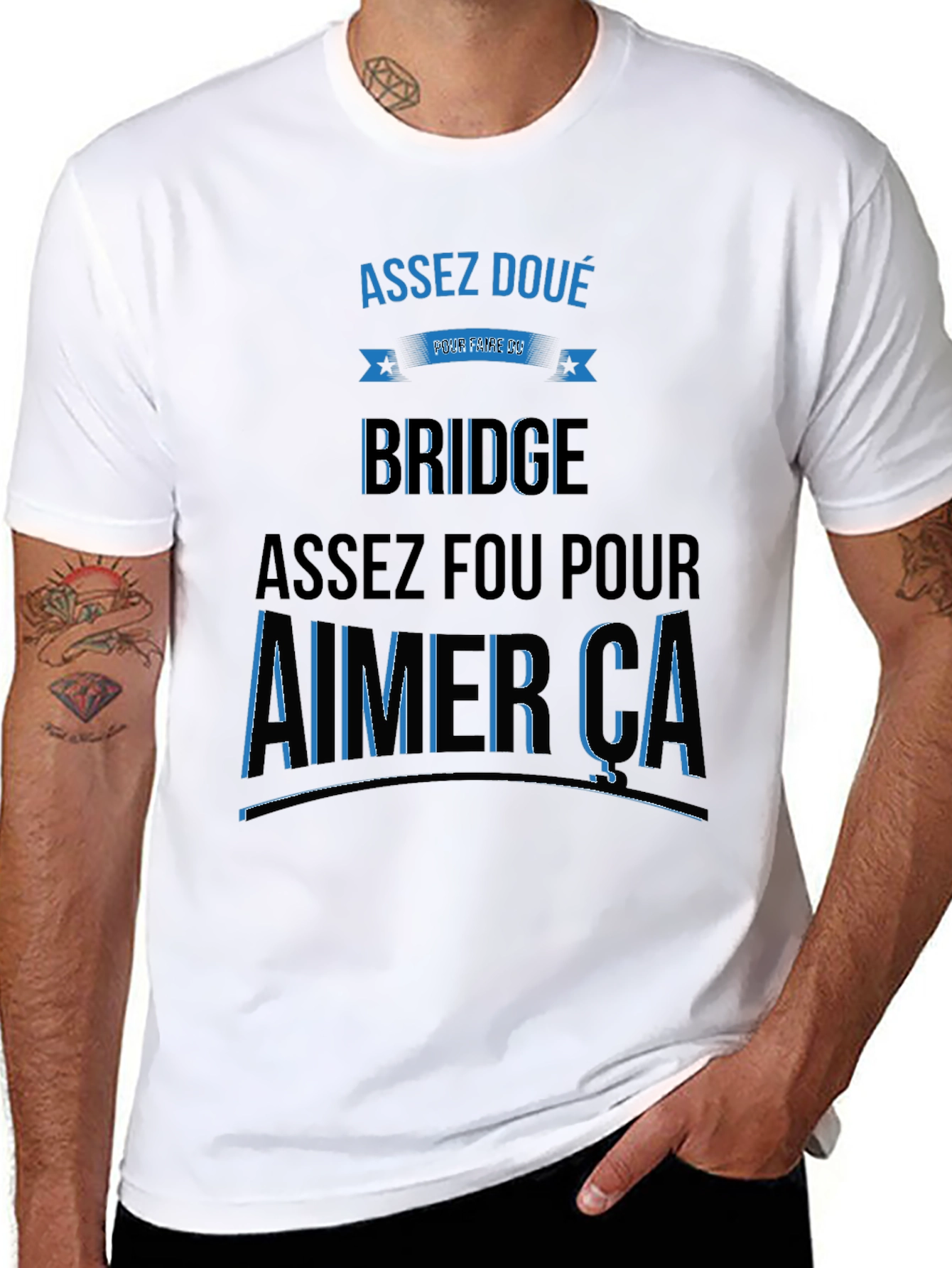 Black Assez Doué Bridge T-Shirt view 8