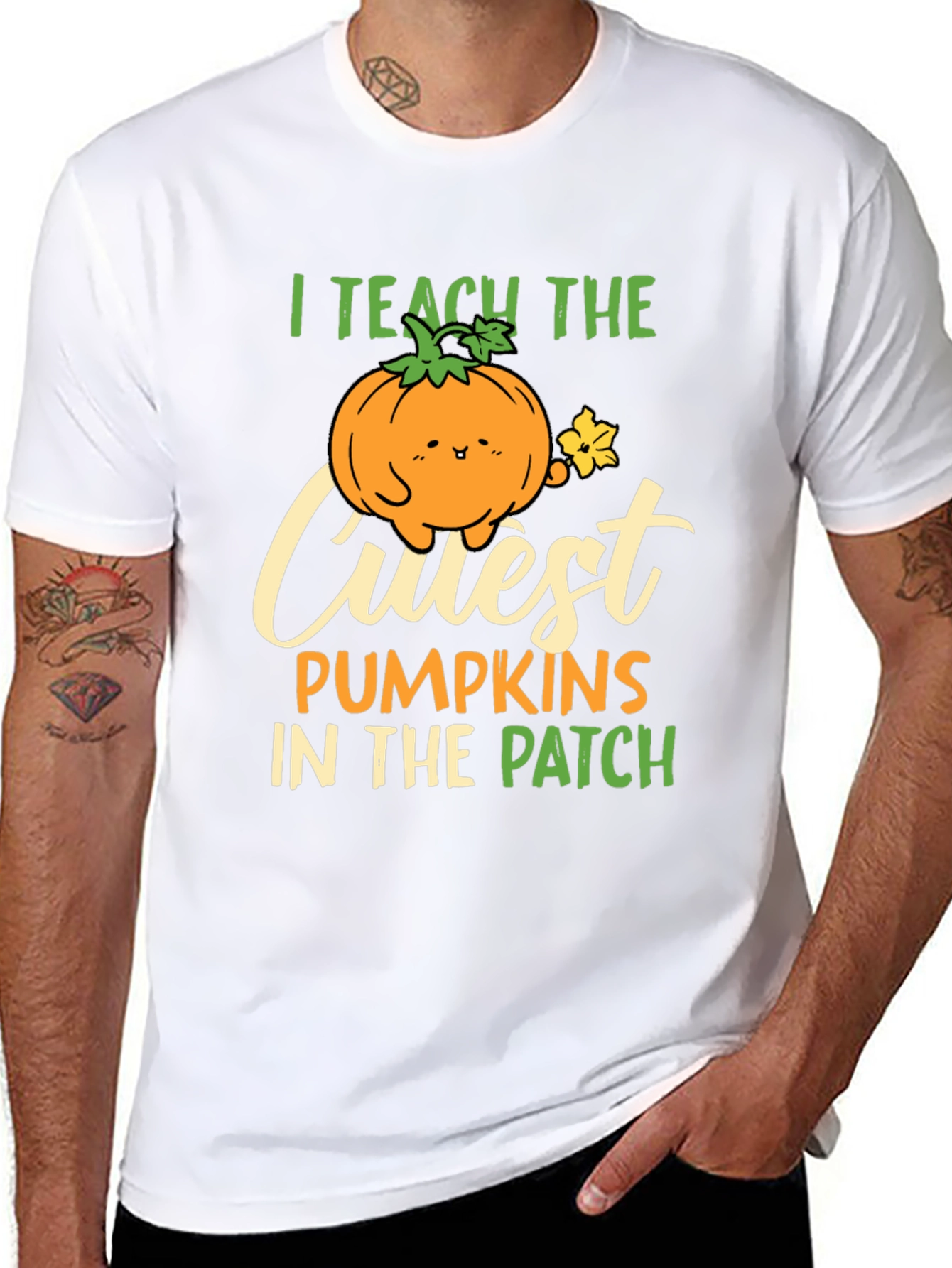 Teacher Halloween T-Shirt - Cutest Pumpkins - 8
