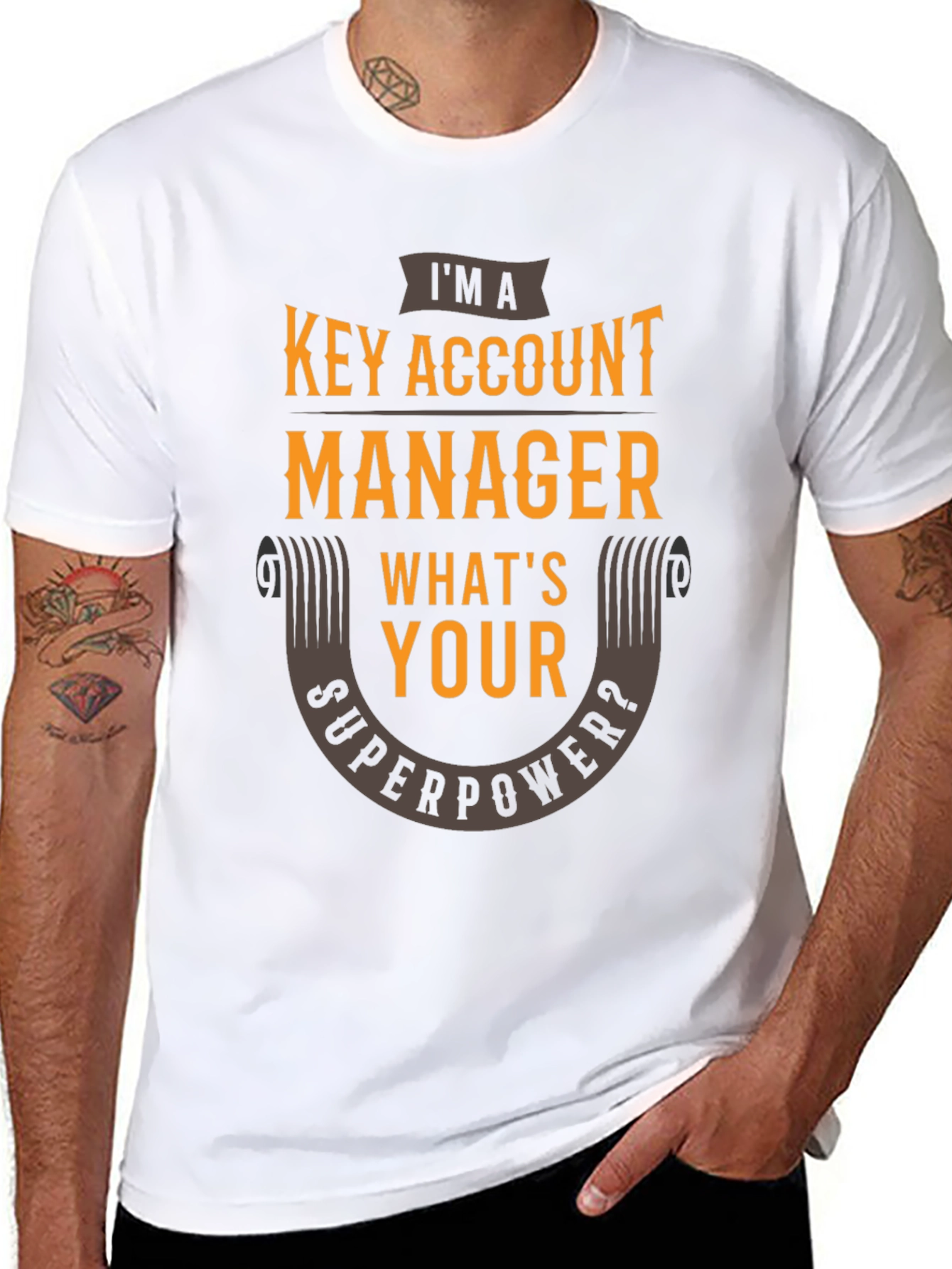Black Key Account Manager Superpower T-Shirt view 8