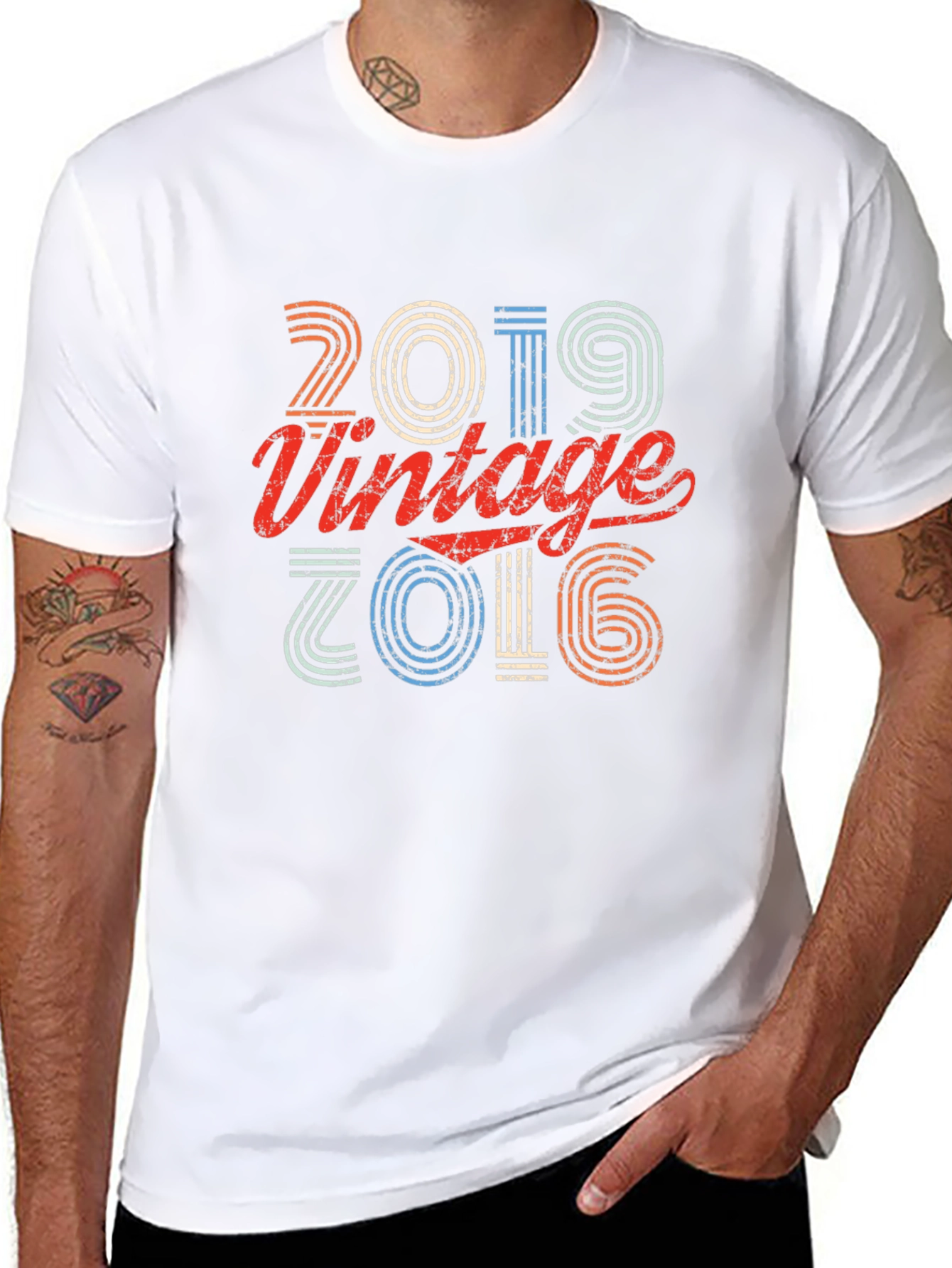 Black Vintage 2019 T-Shirt - Retro Birthday Gift view 8