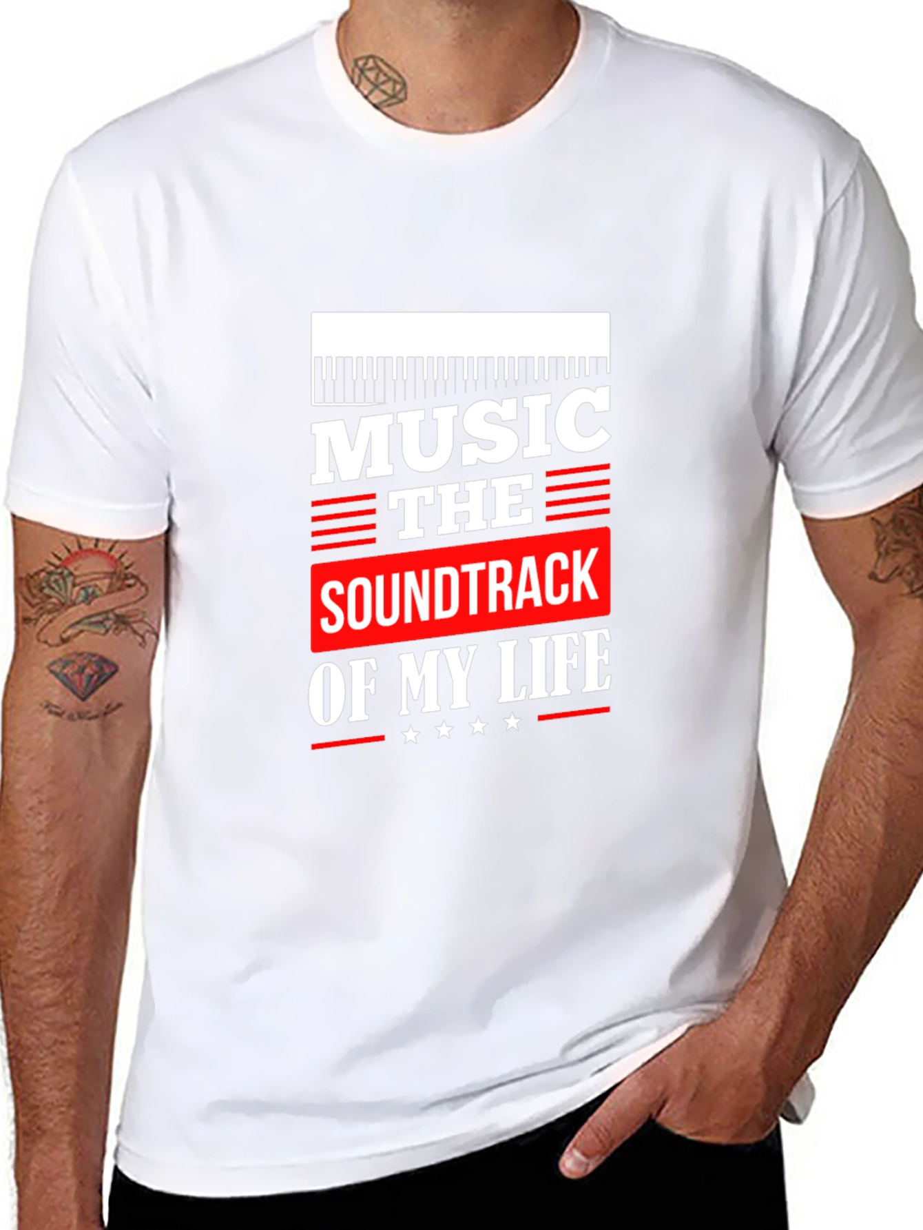 Black Music is the Soundtrack of My Life T-Shirt view 8