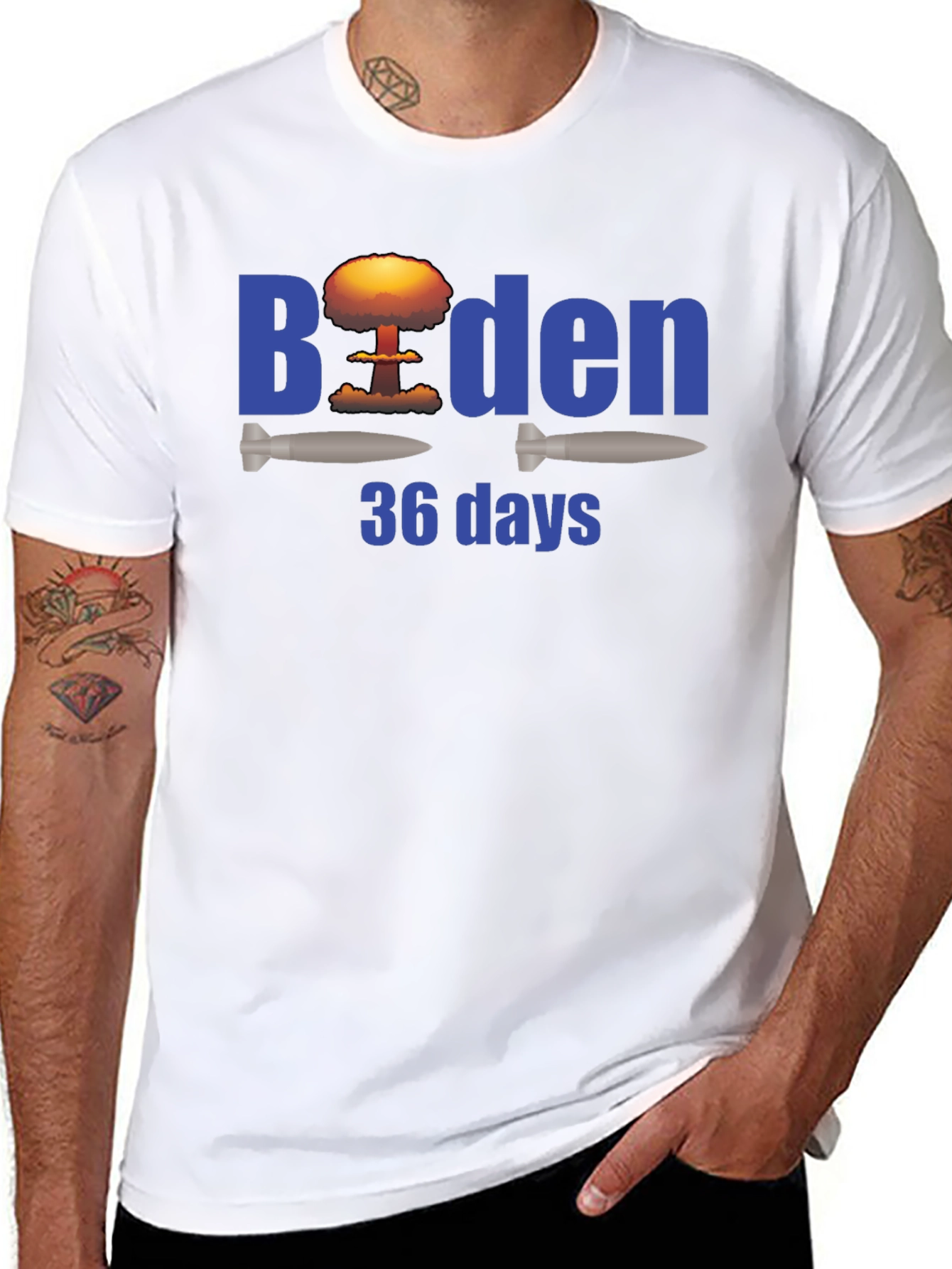 Black Biden 36 Days T-Shirt view 8