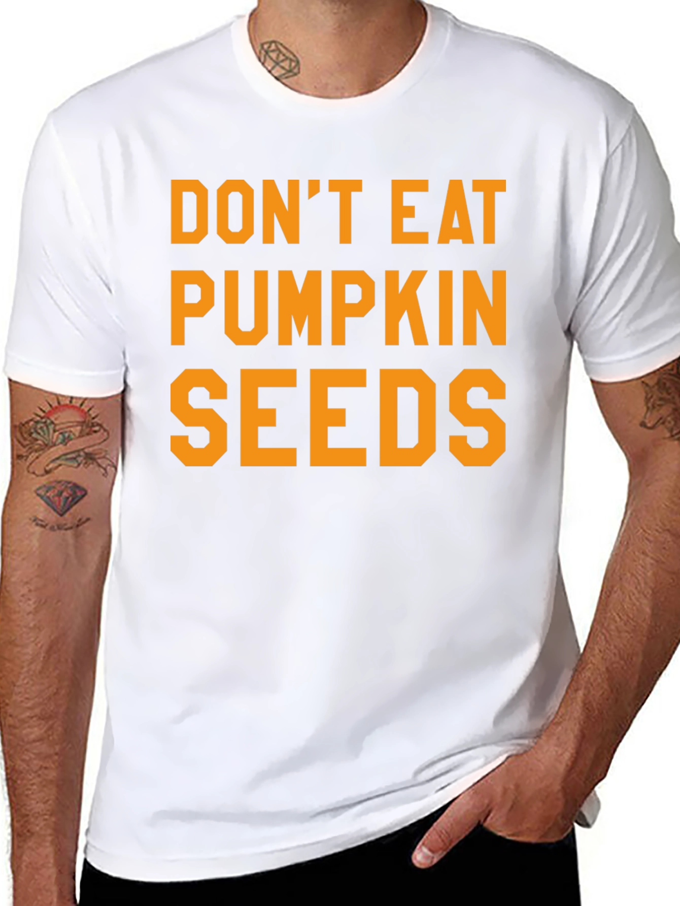 Black Don't Eat Pumpkin Seeds Graphic Tee view 8