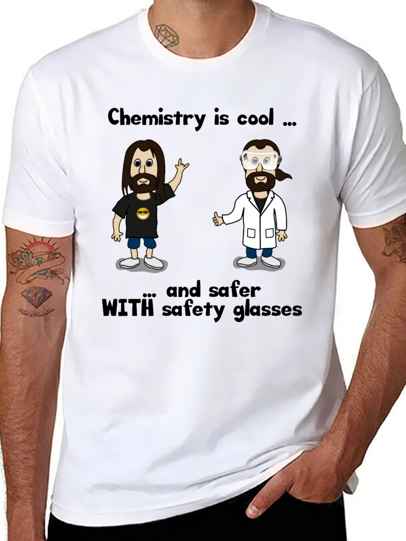 Black Chemistry is Cool T-Shirt view 8