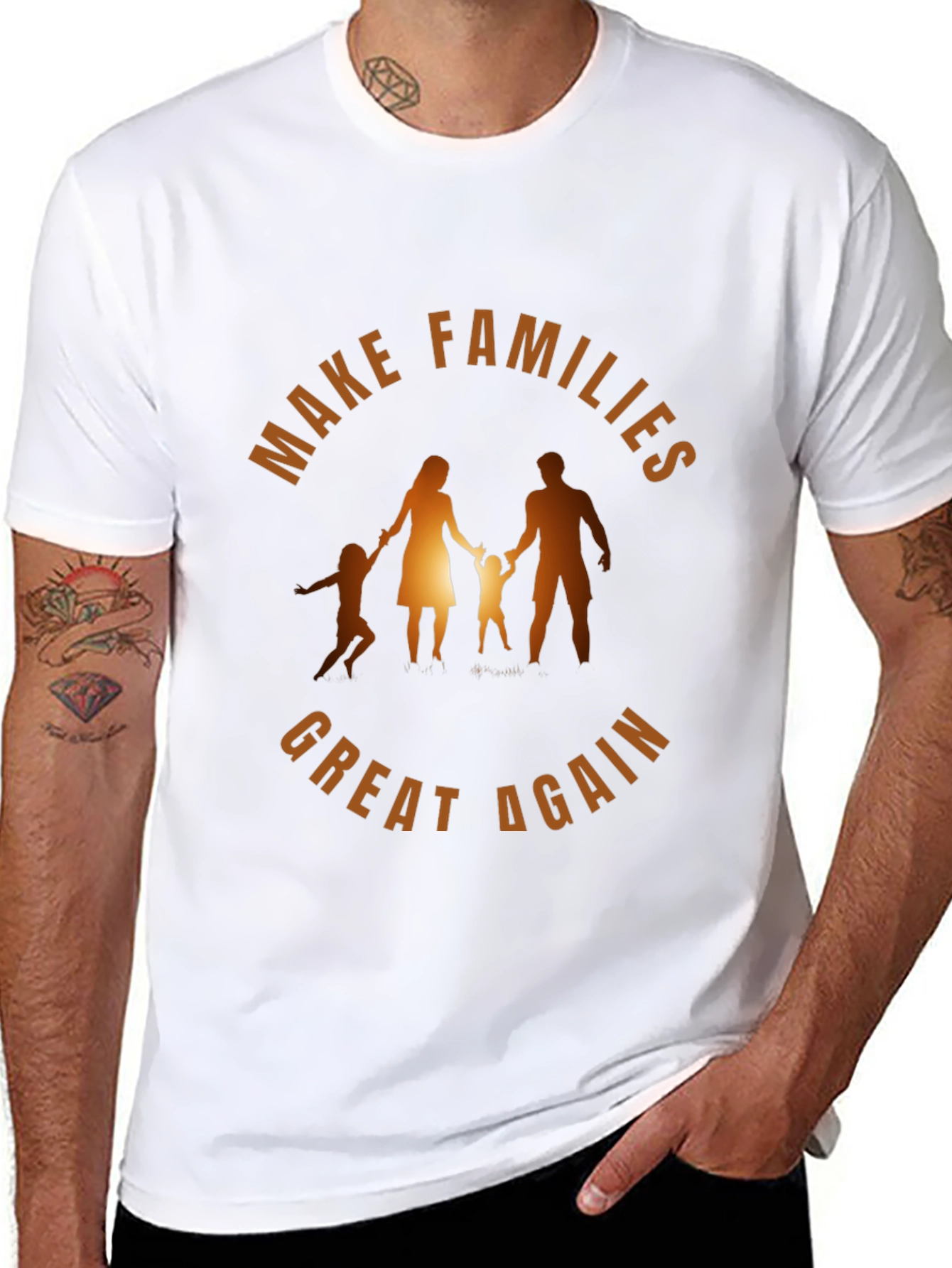 Black Make Families Great Again Graphic Tee view 8