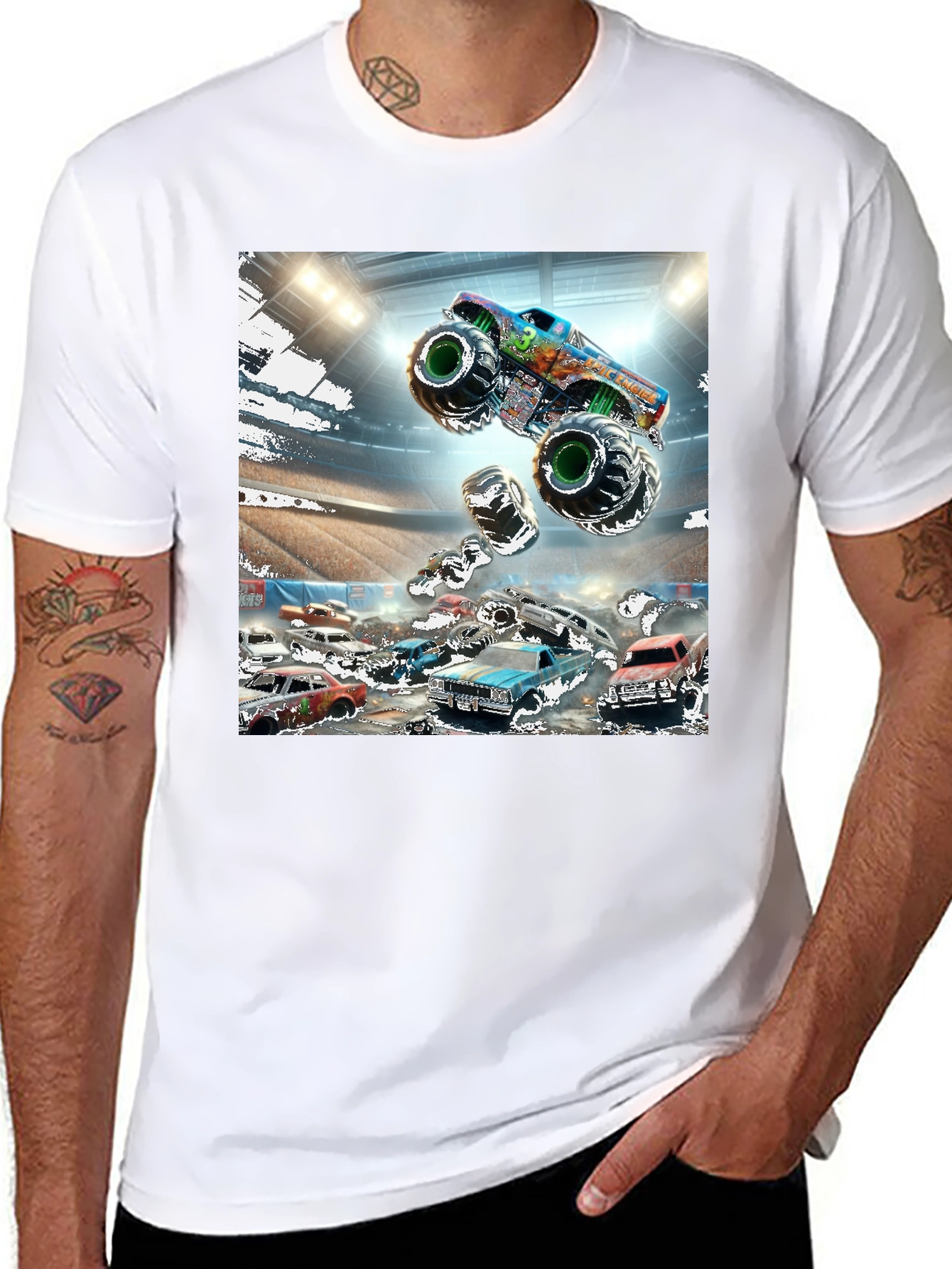 Monster Truck Rally Graphic Tee - 8