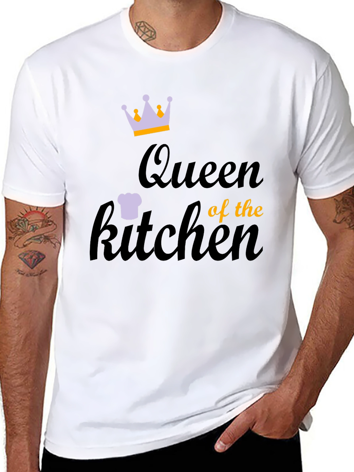 Queen of the Kitchen Black T-Shirt - 8