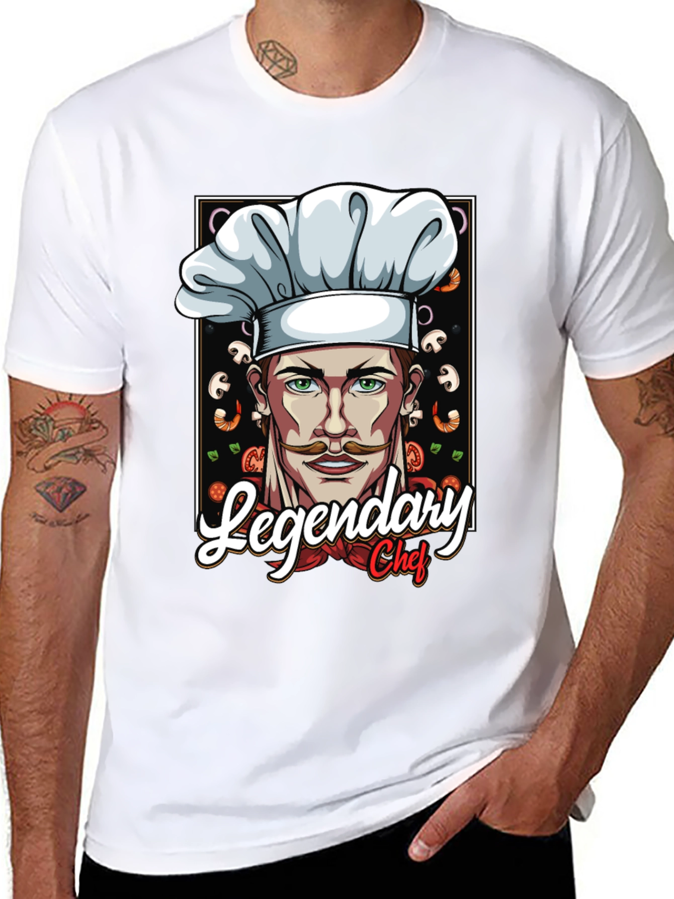Legendary Chef Graphic T-Shirt - 8