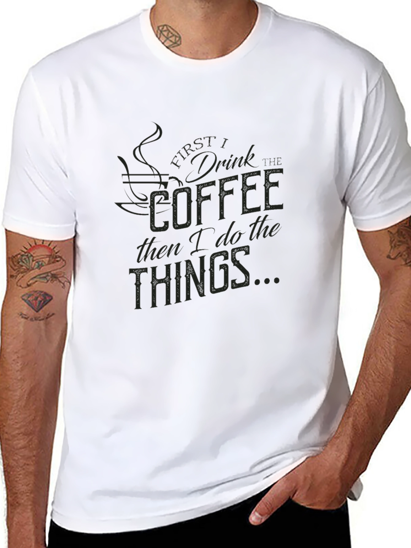 Black Coffee First Graphic Tee view 8