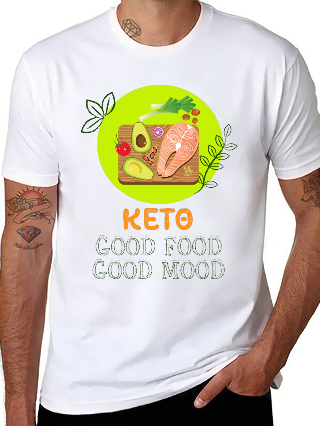 Keto Good Food Good Mood T-Shirt - 8