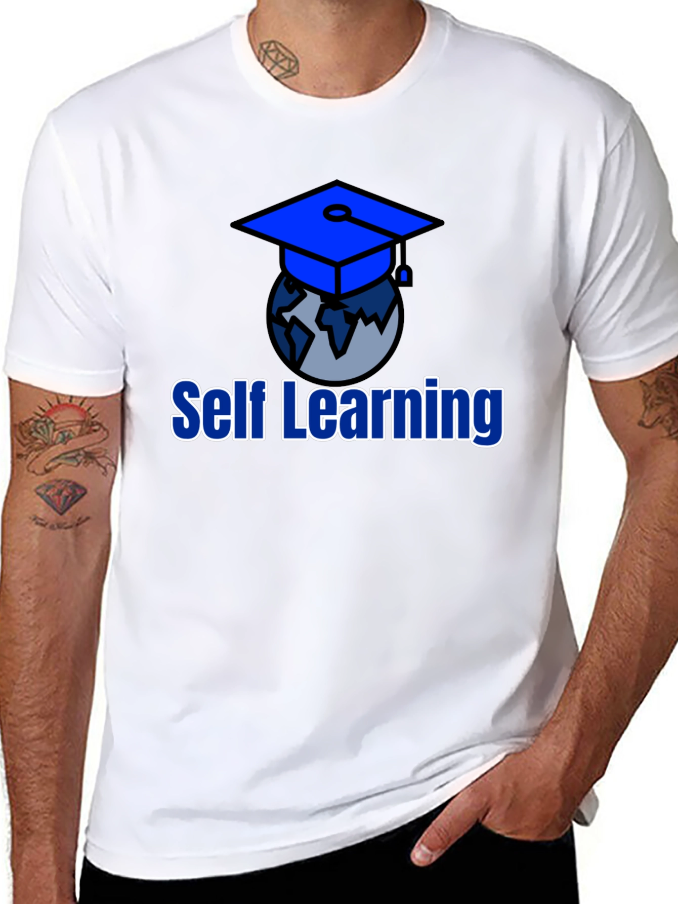 Self Learning Graphic T-Shirt - 8