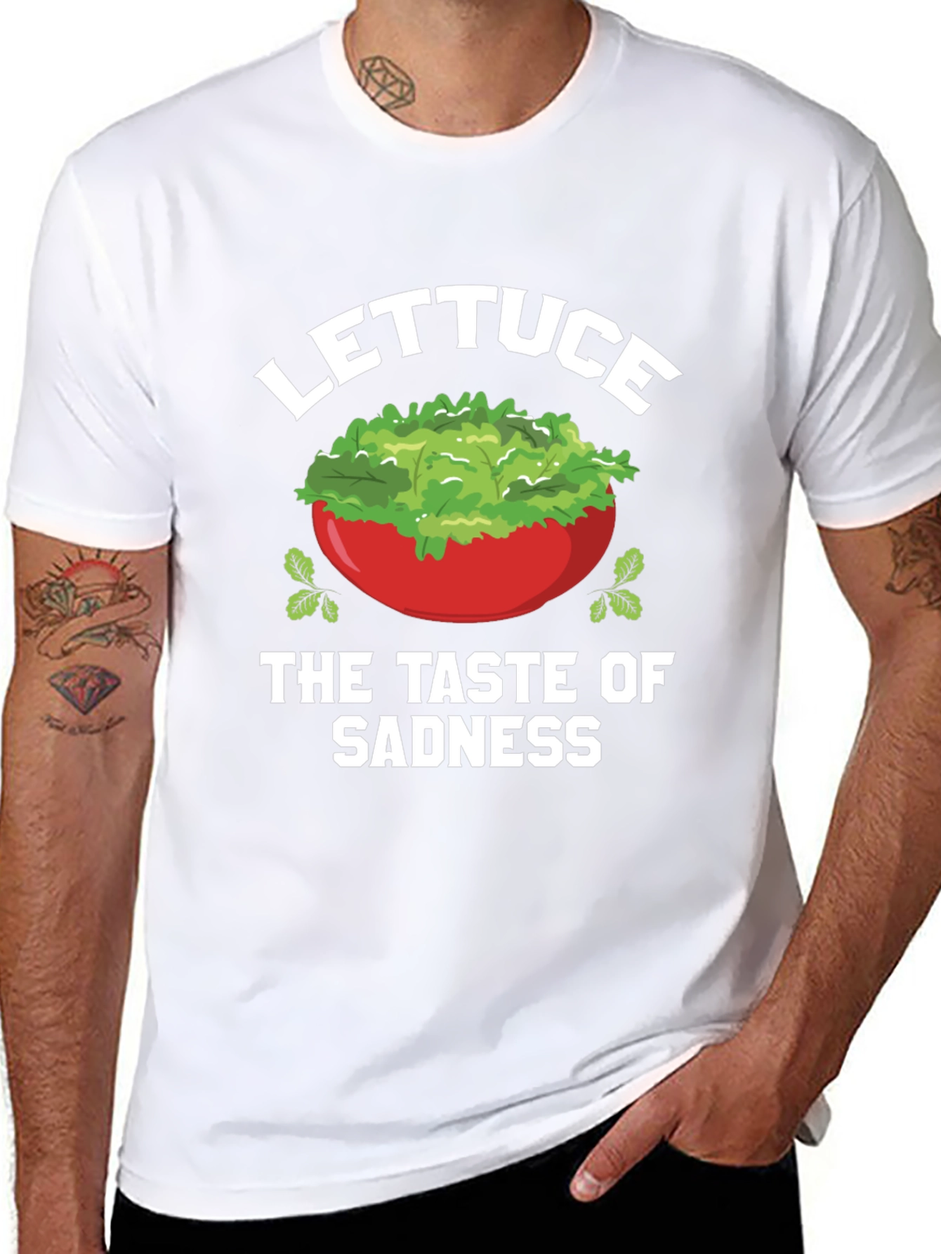 Black Lettuce Taste of Sadness Black T-Shirt view 8