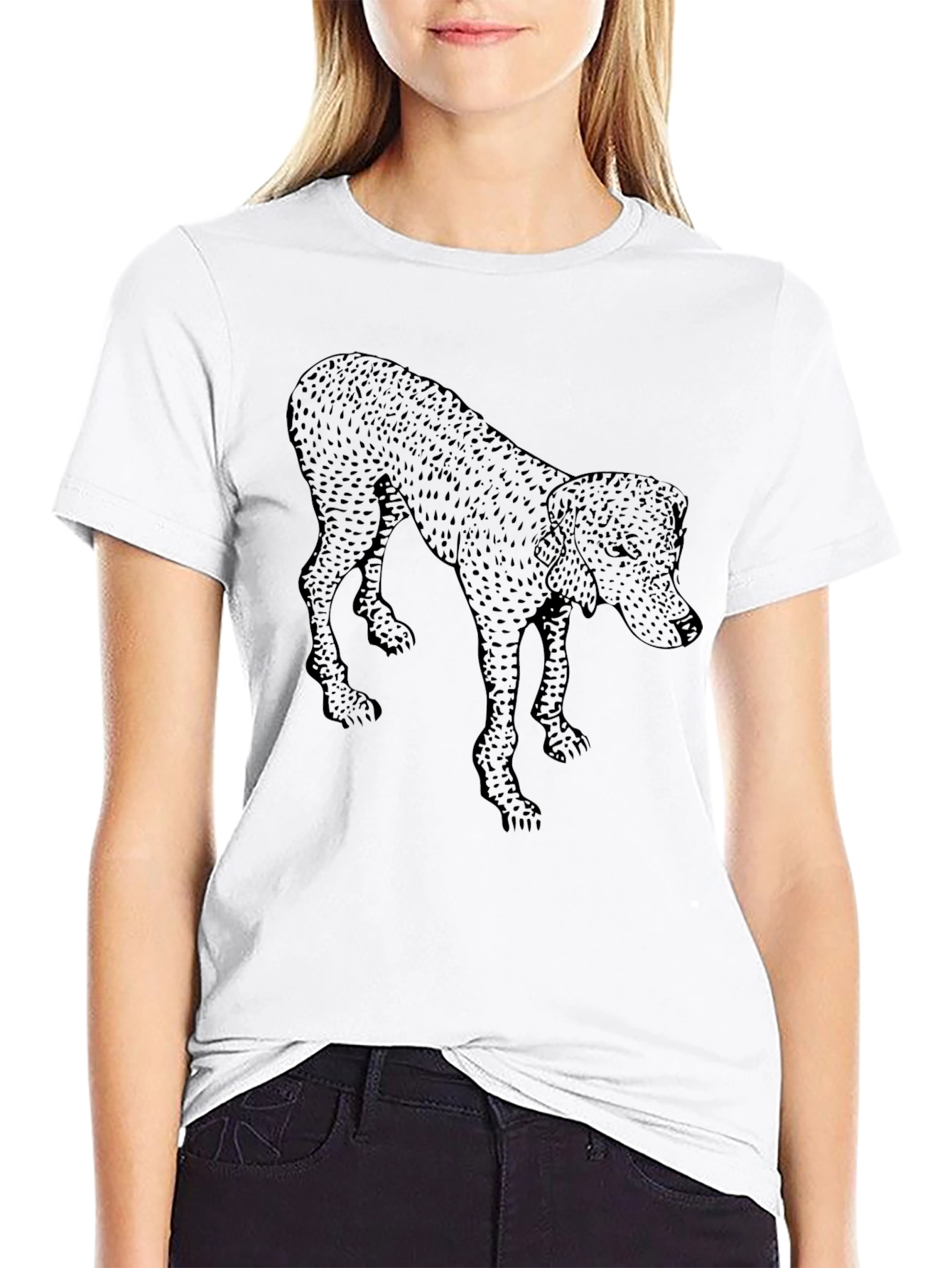 Black Dog Graphic Tee - Men's Black T-Shirt view 9