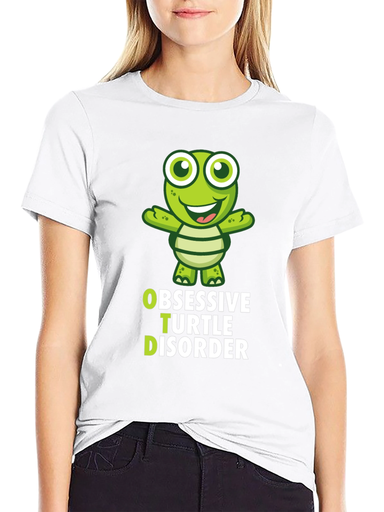 Black Obsessive Turtle Disorder T-Shirt Funny Turtle Lover Gift view 9