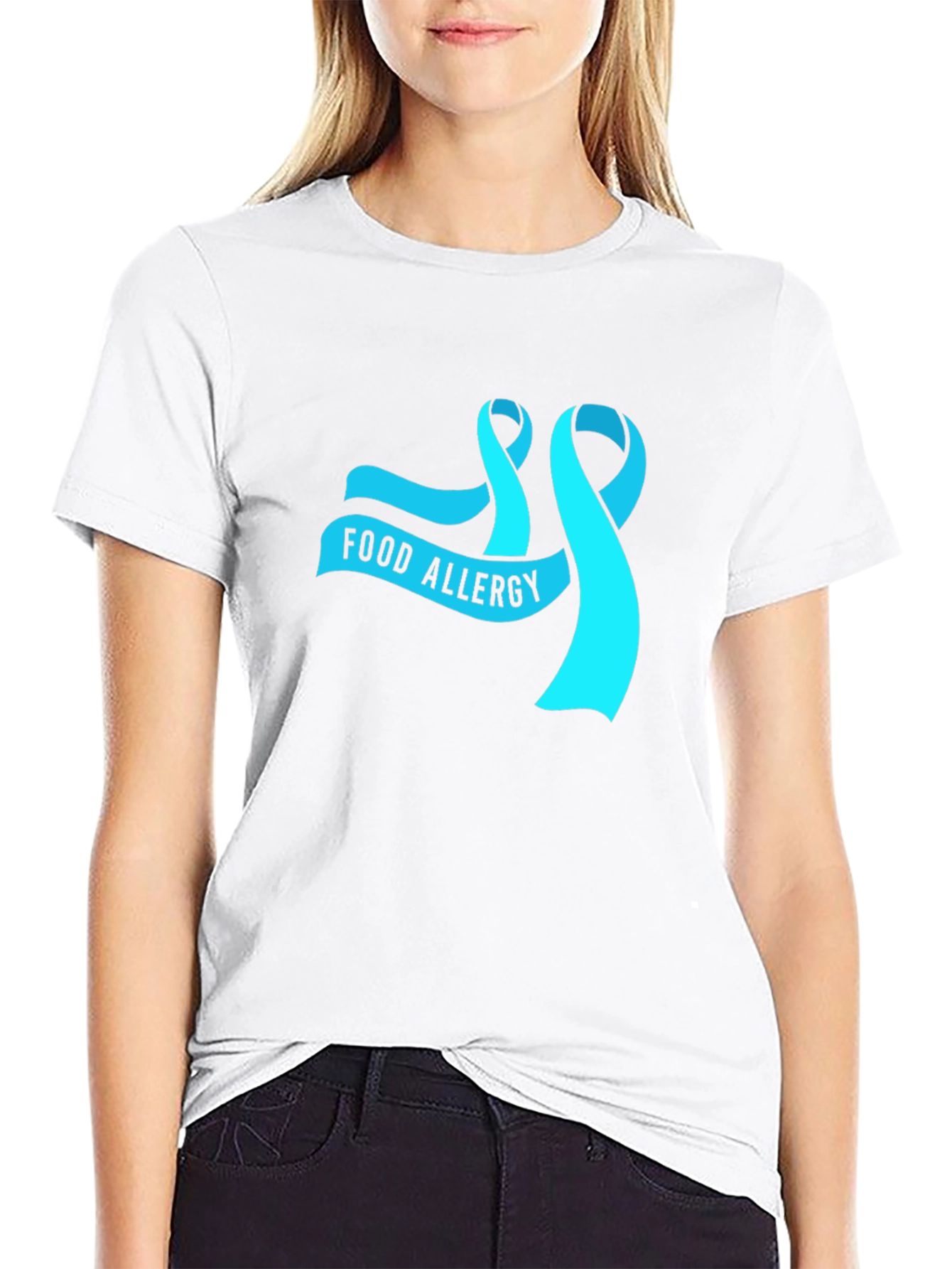 Food Allergy Awareness Ribbon T-Shirt - 9