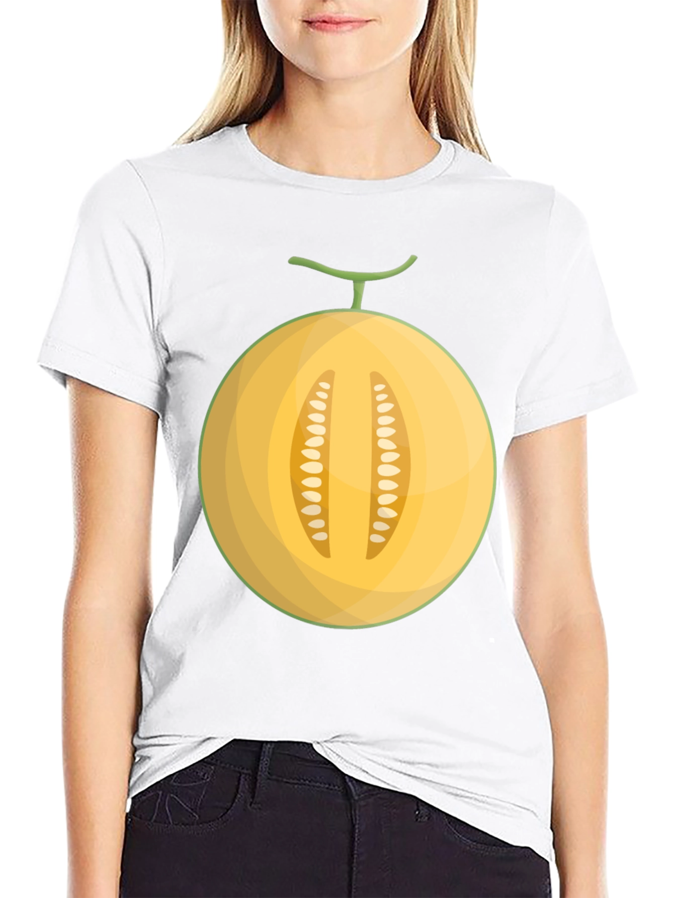Black Melon Graphic T-Shirt - Fun Summer Wear view 9