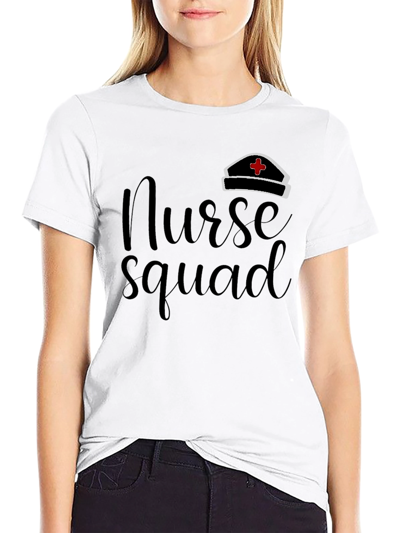 Black Nurse Squad T-Shirt - Medical Hero Apparel view 9