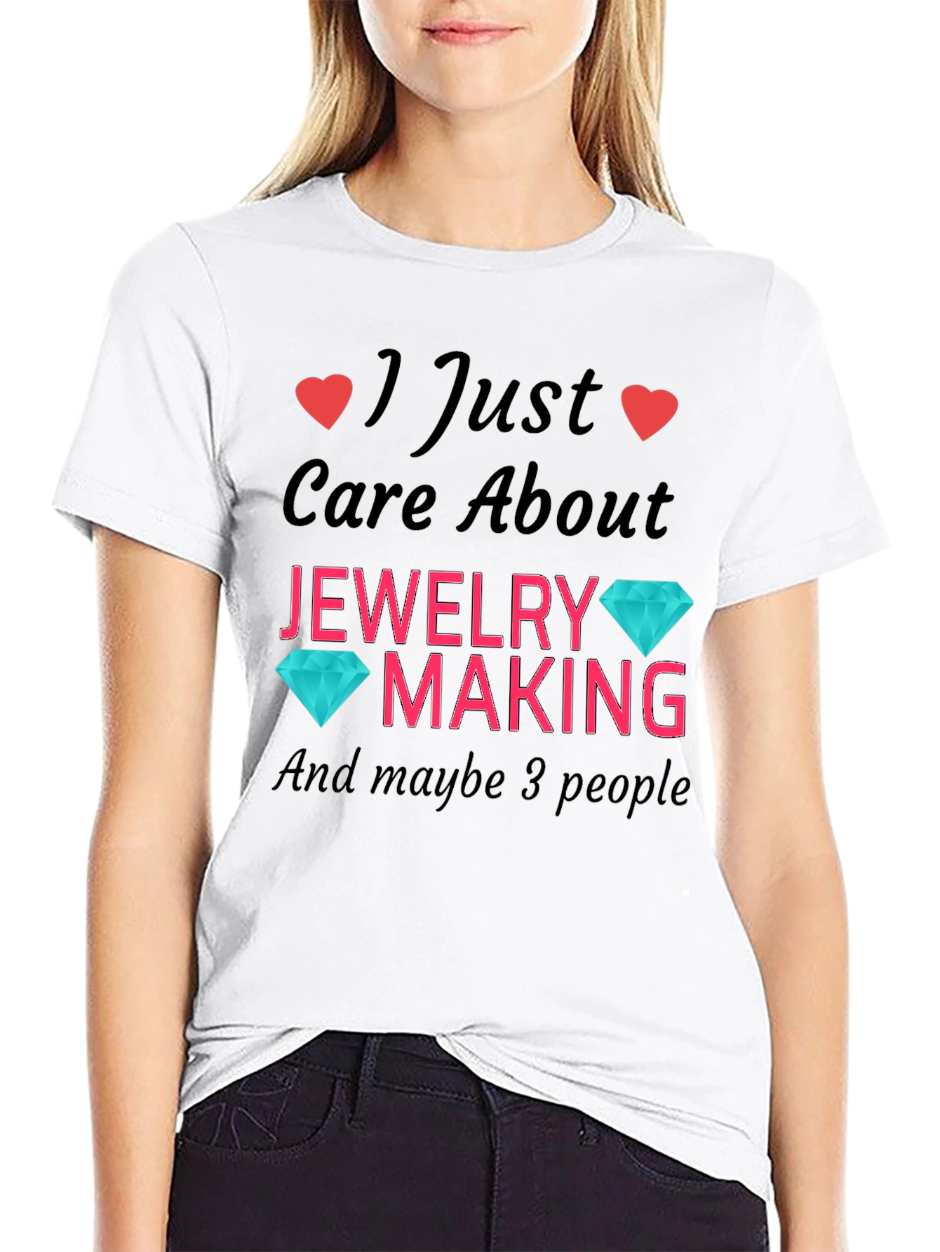 Black Jewelry Making Lover T-Shirt view 9