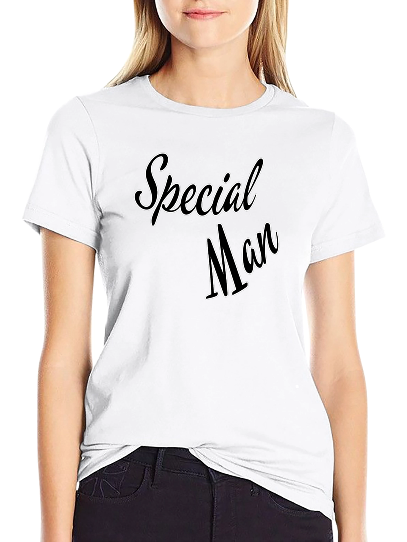 Black Special Man Graphic Tee - Soft Cotton Comfort view 9