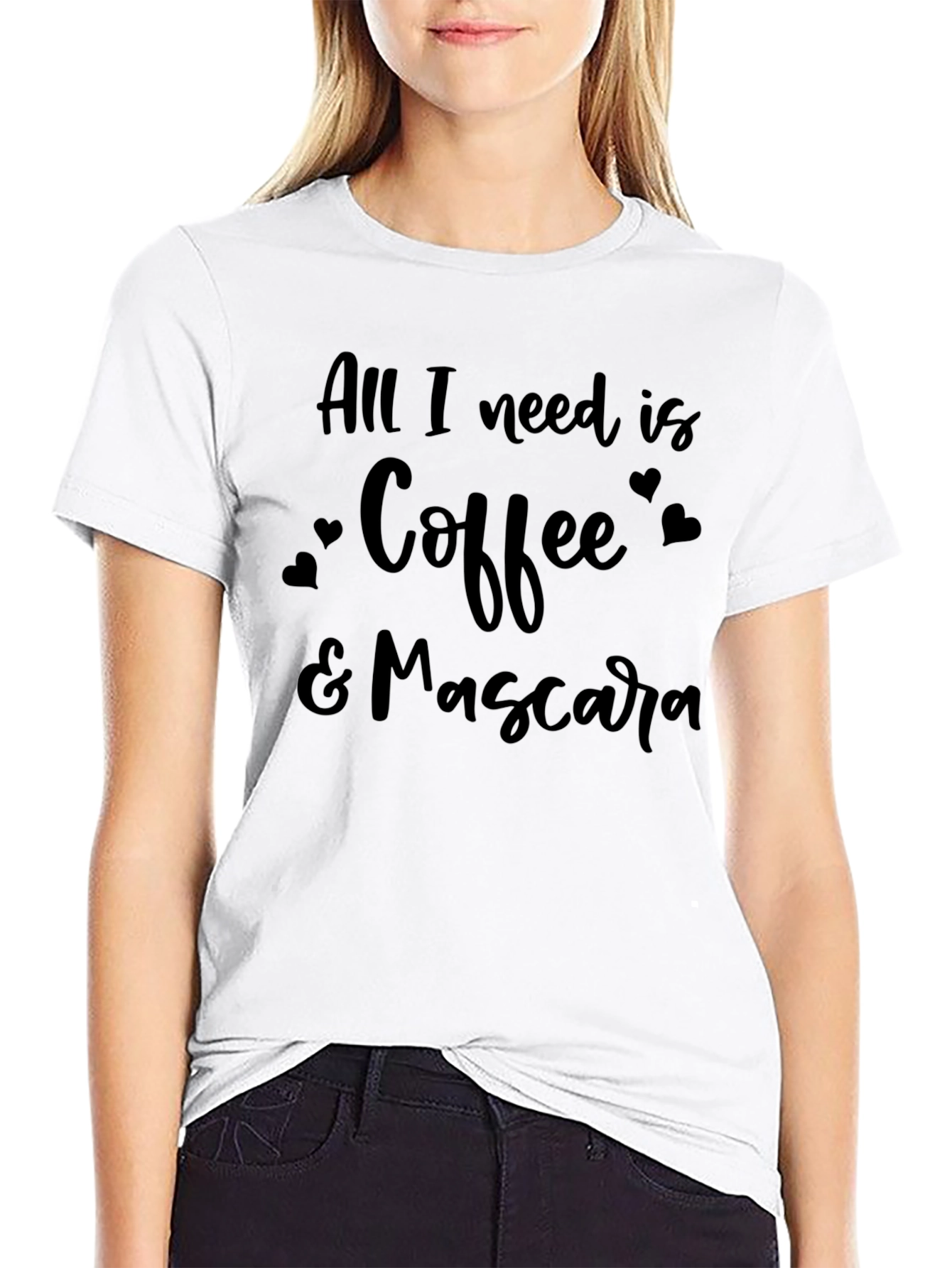 Black Coffee & Mascara Graphic Tee - Unisex view 9