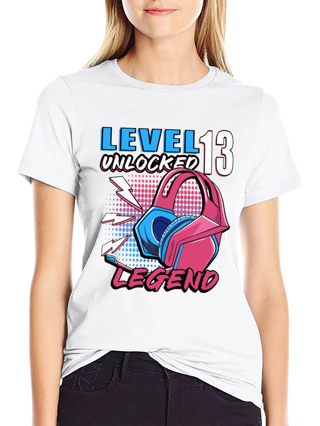 Black Level 13 Unlocked Legend Gamer T-Shirt view 9