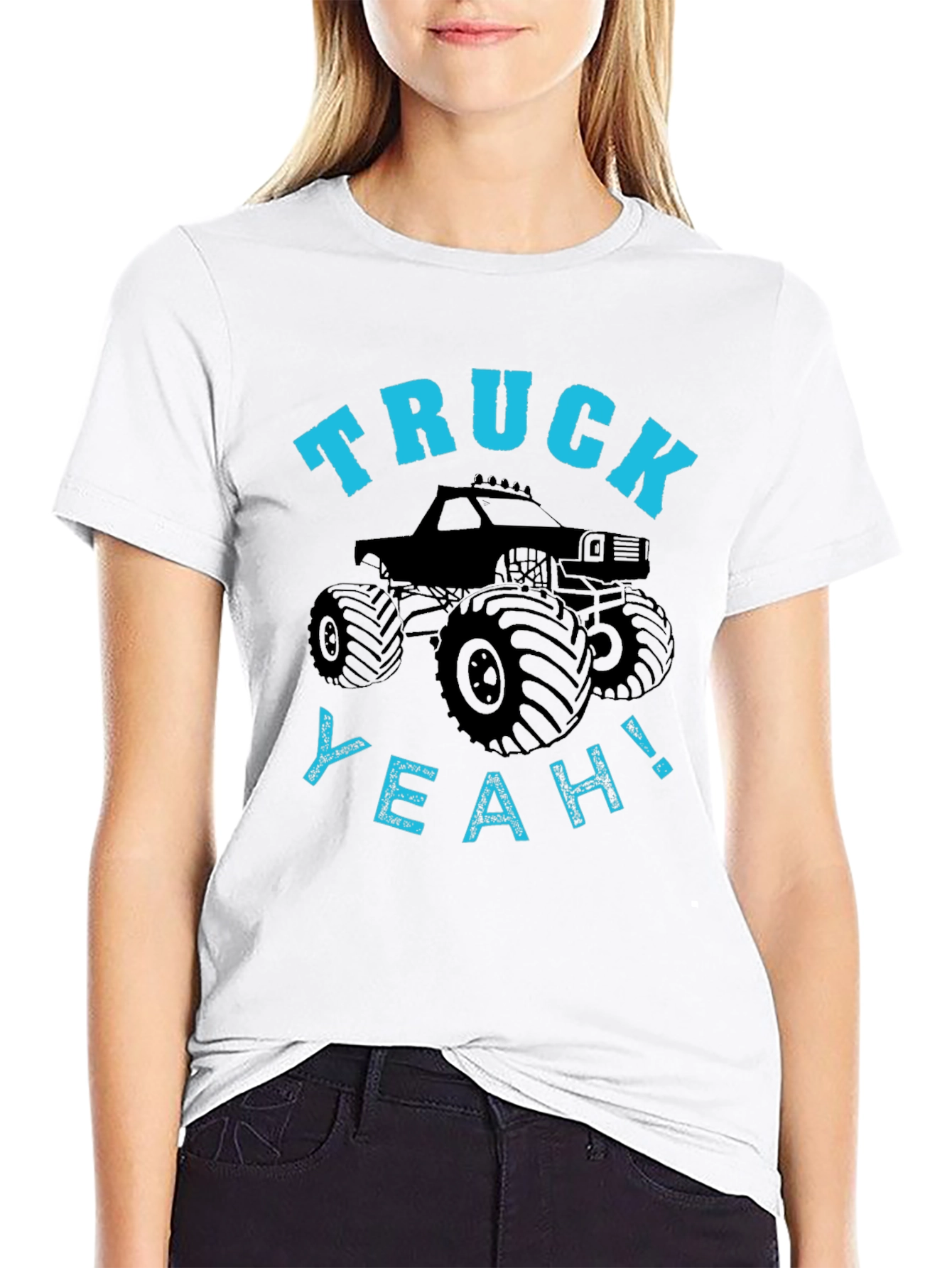 Black Truck Yeah! Graphic Tee view 9