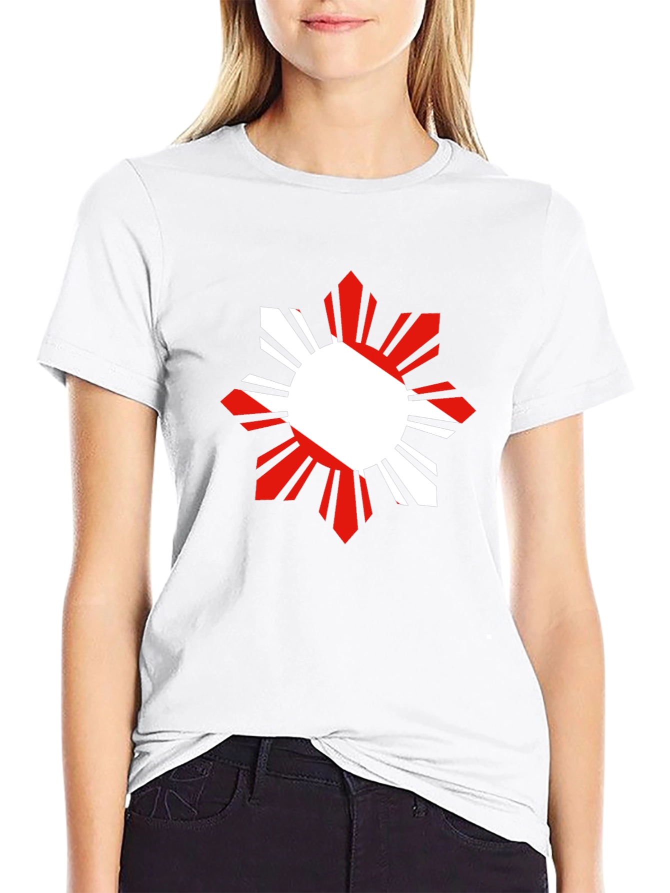 Black Filipino Sun Graphic Tee - Black view 9