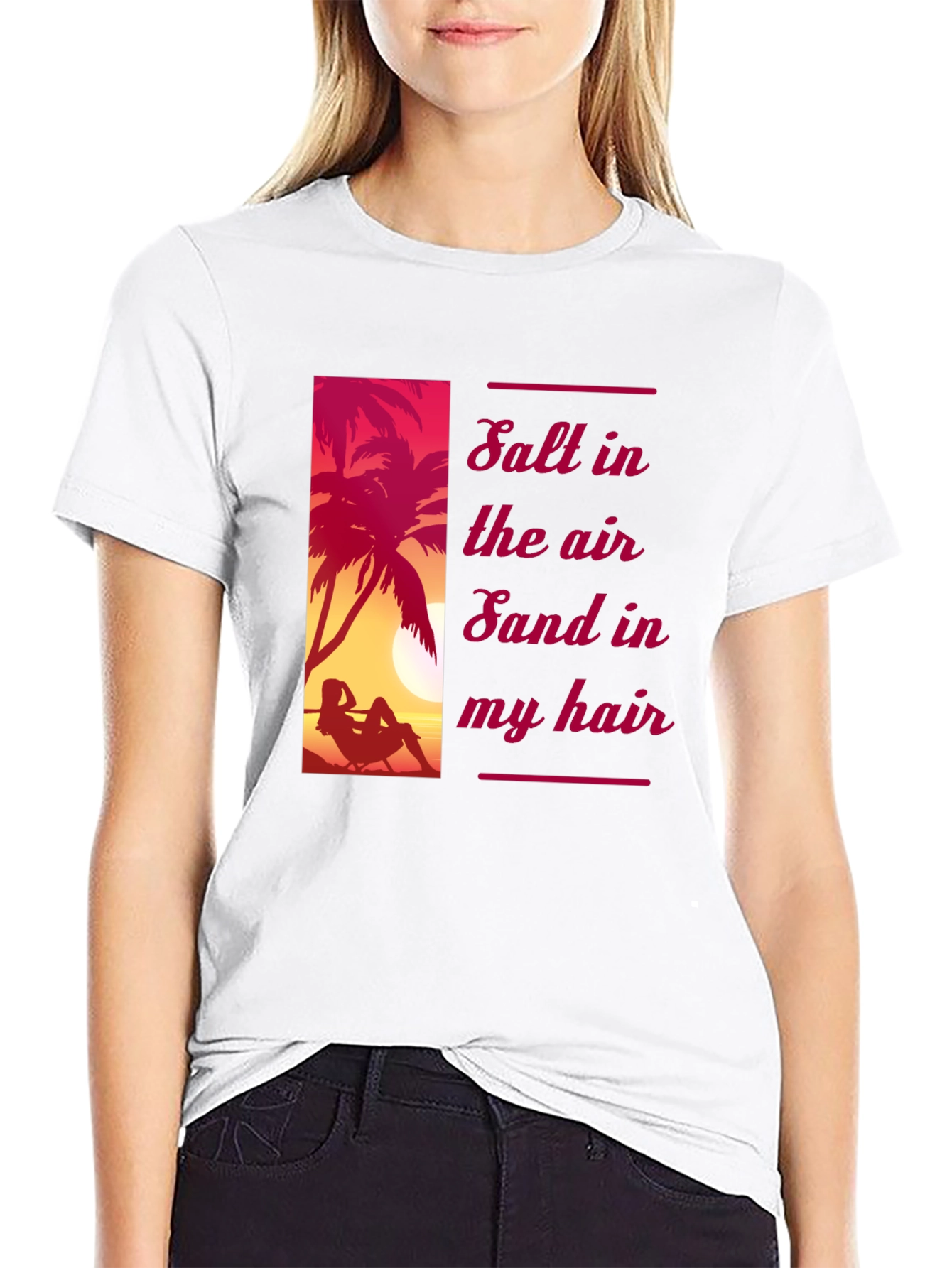 Salt Air Sand Hair Graphic Tee - 9