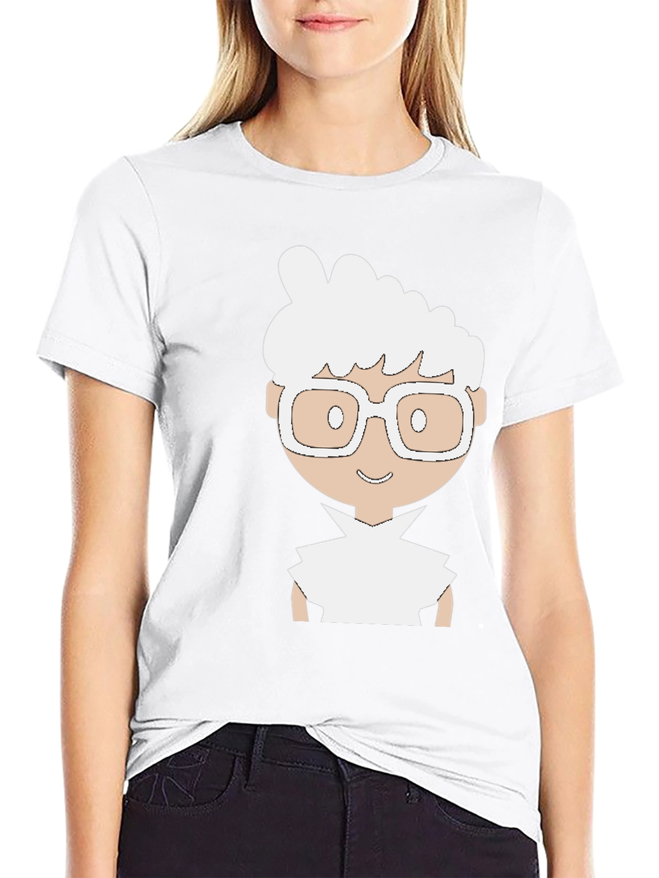 Black Cartoon Character T-Shirt view 9