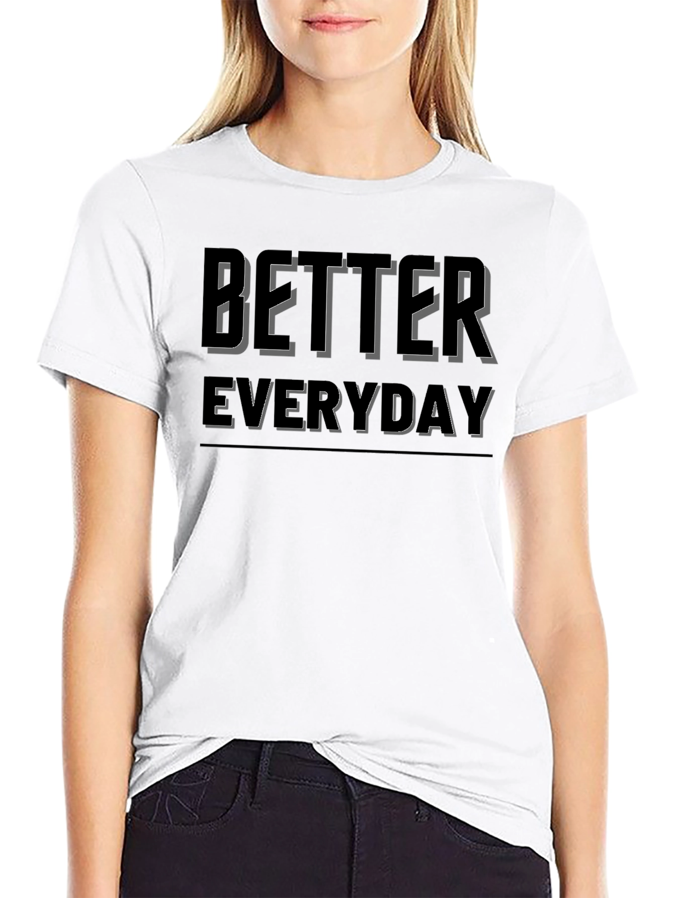 Black Better Everyday Graphic T-Shirt - Black view 9