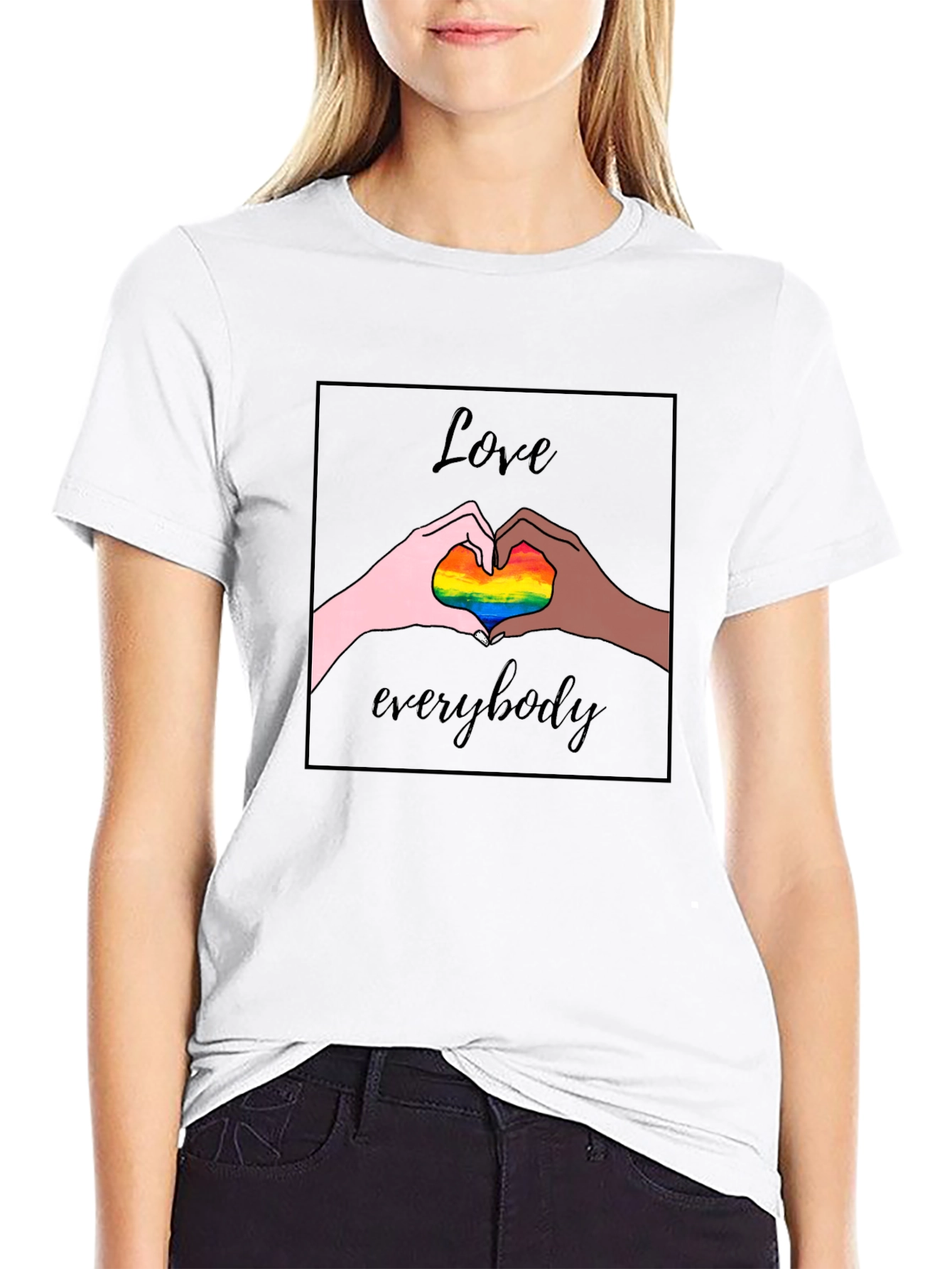 Black Love Everybody Graphic Tee - Pride view 9