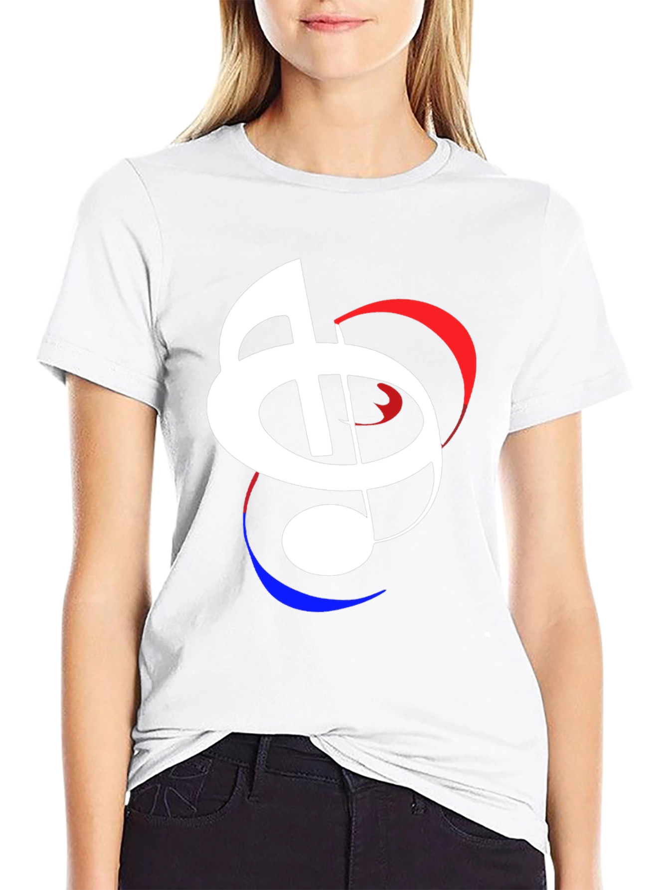 Black Musical Note Graphic Black T-Shirt view 9