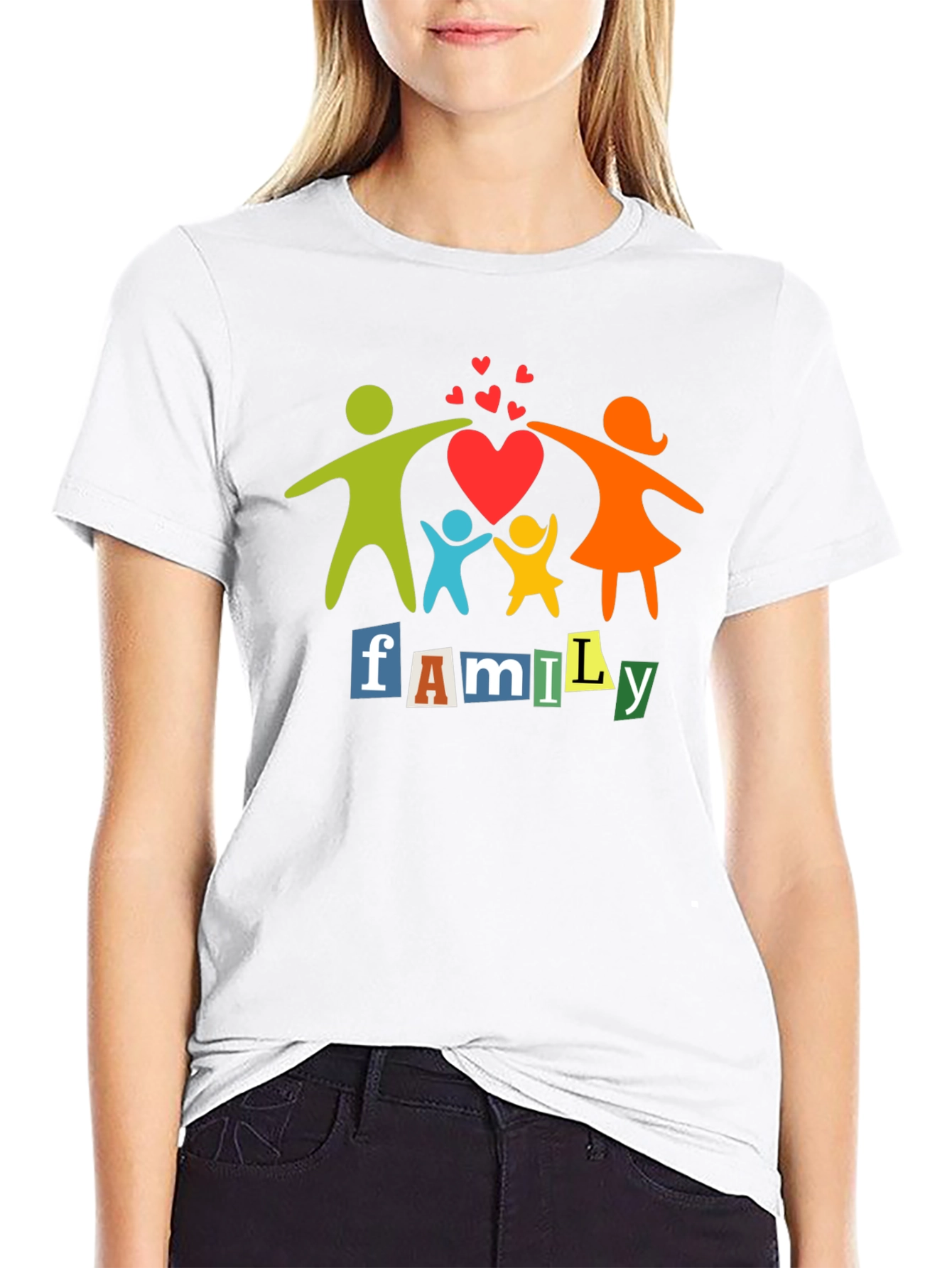 Black Family Love Black T-Shirt view 9