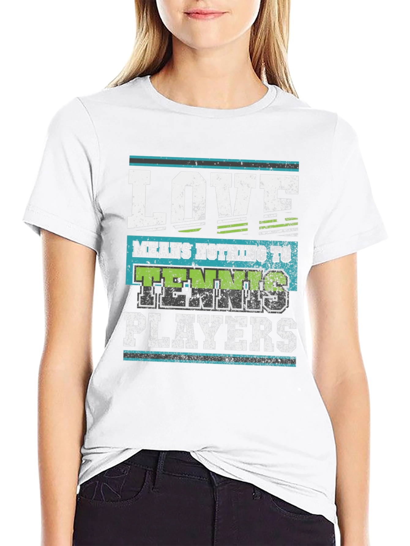 Black Love Means Nothing to Tennis Players T-Shirt view 9
