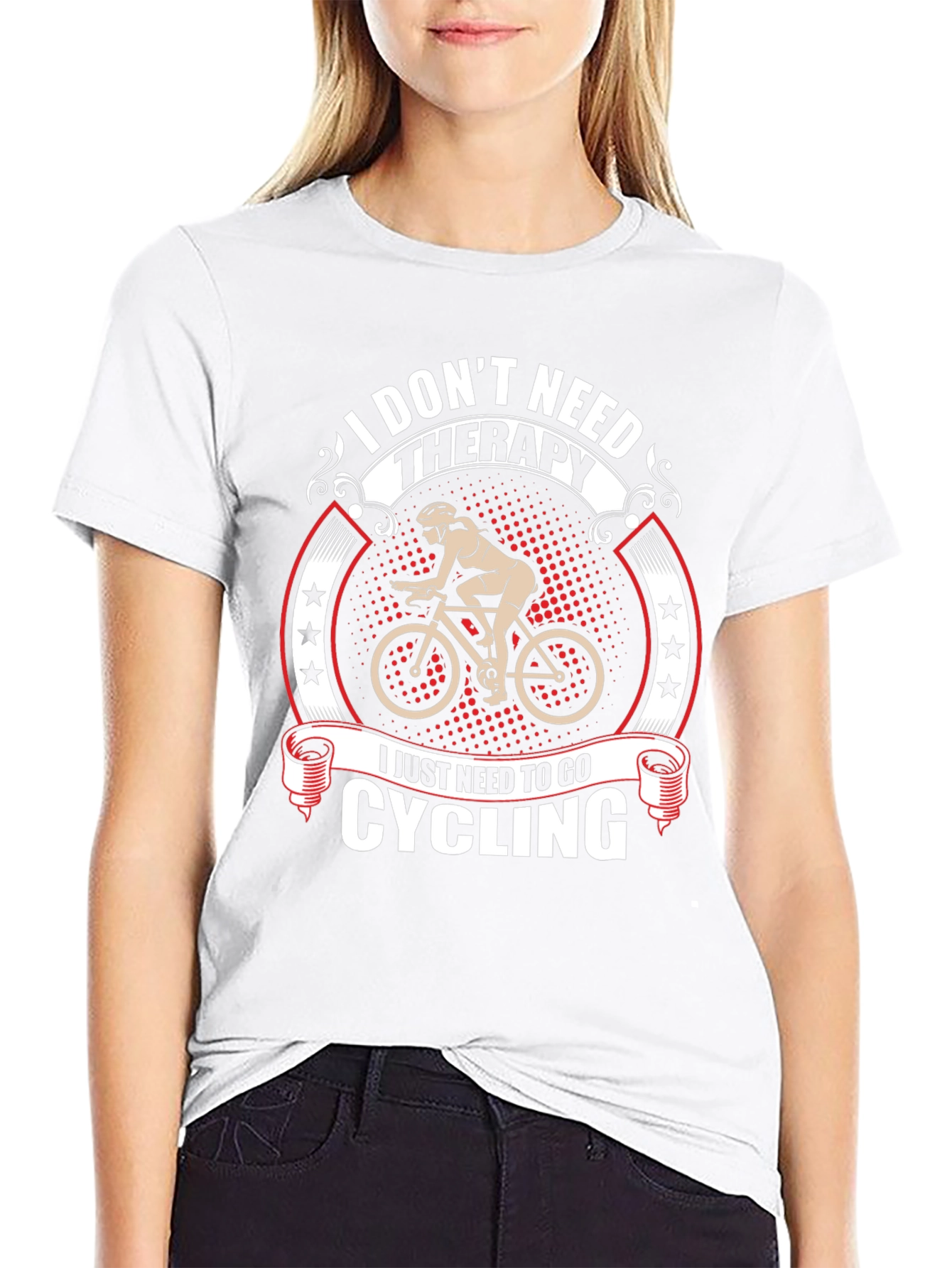 Cycling Therapy Black T-Shirt - 9