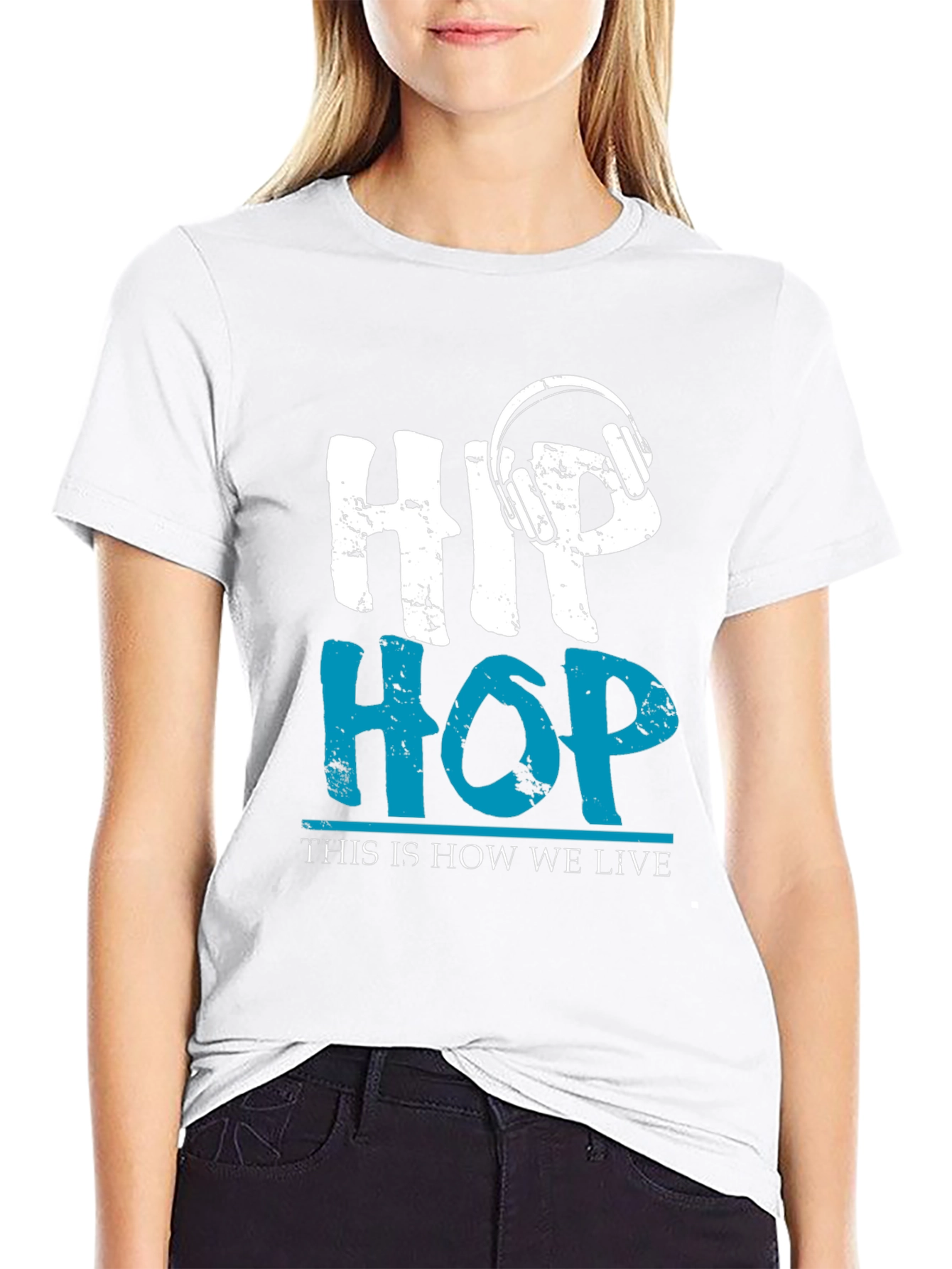 Hip Hop Headphones Graphic T-Shirt - 9