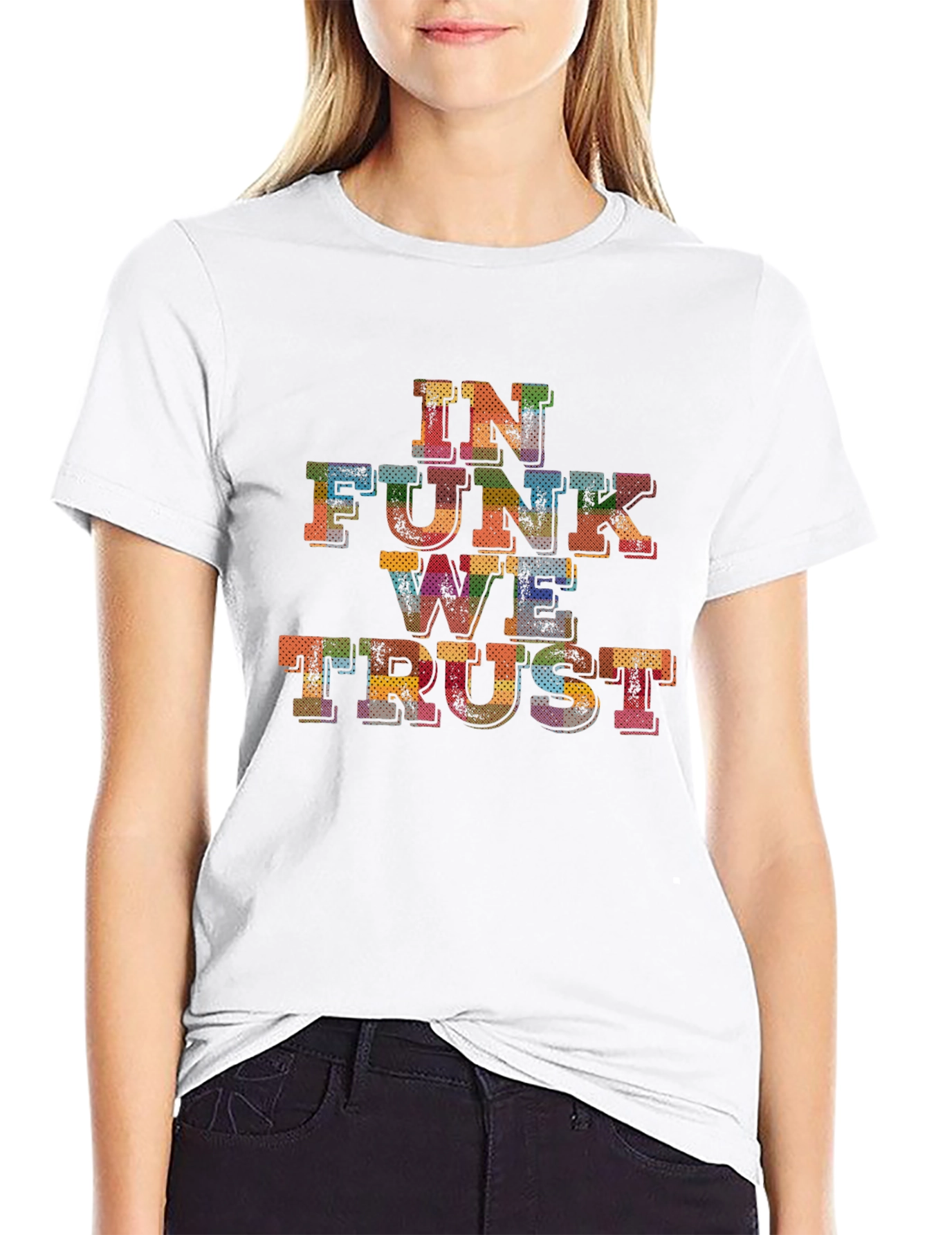 Black In Funk We Trust Graphic T-Shirt view 9