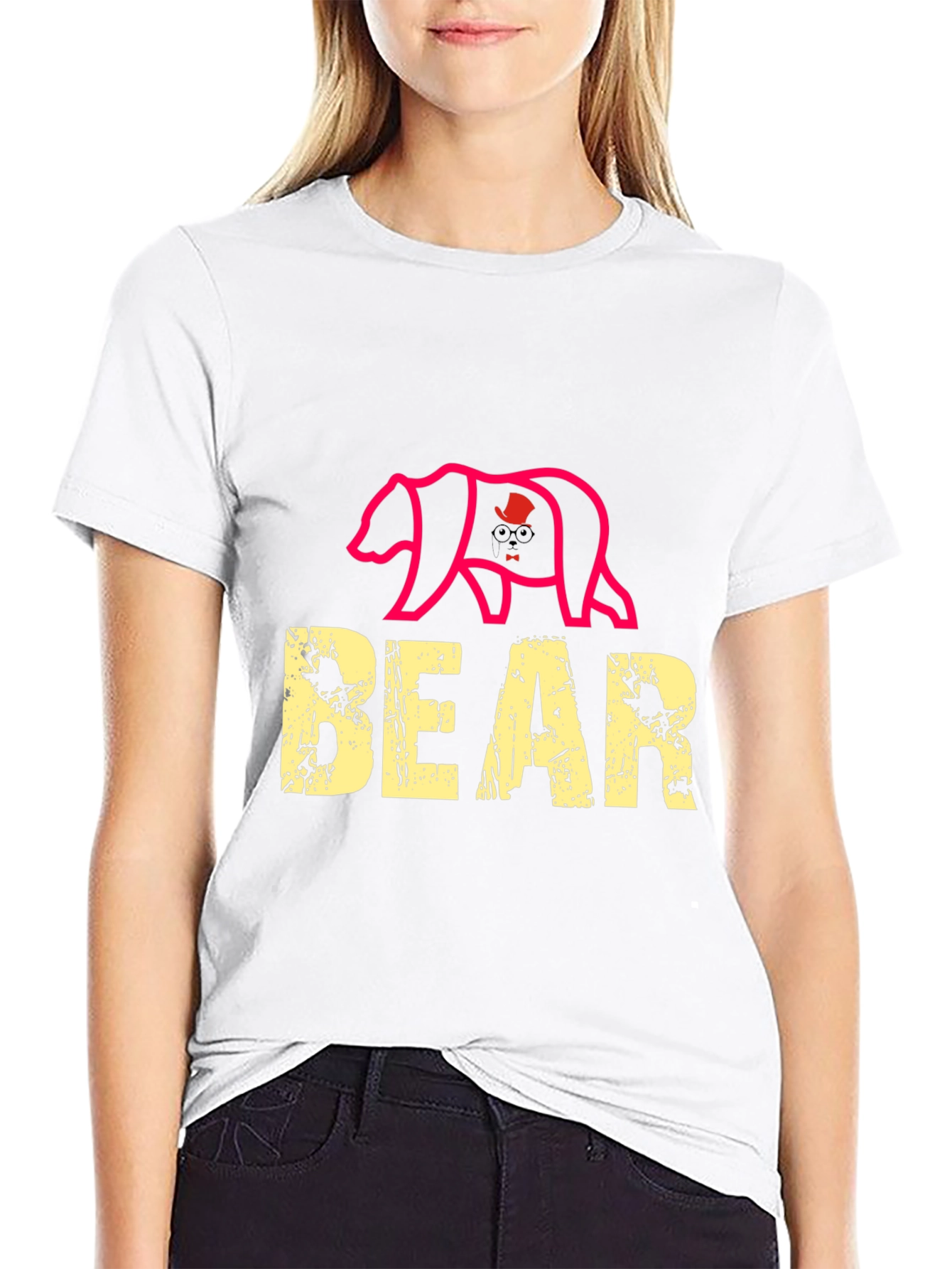 Black Bear Graphic Tee - Men's Black T-Shirt view 9