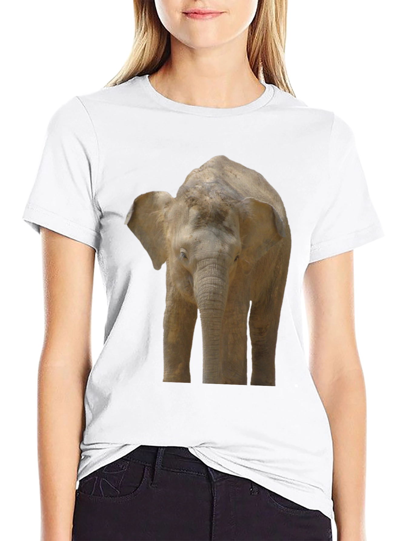 Black Elephant Graphic Tee - Casual Style view 9