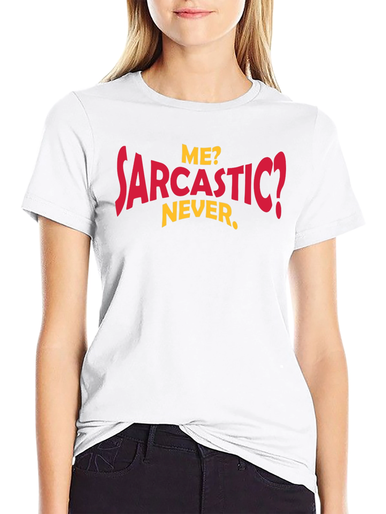 Black Funny Sarcastic Humor Graphic Tee view 9