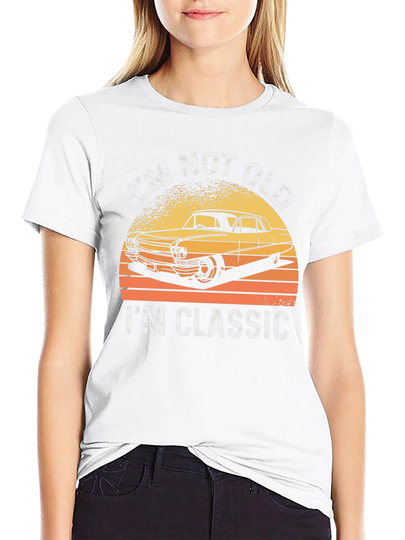 Black I'm Not Old, I'm Classic Car T-Shirt view 9
