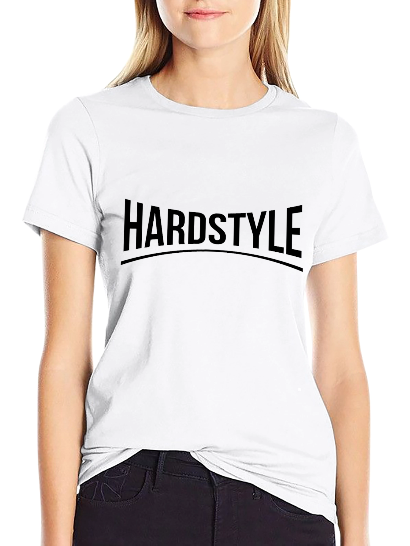Black Hardstyle Black Graphic T-Shirt - Bold Style view 9