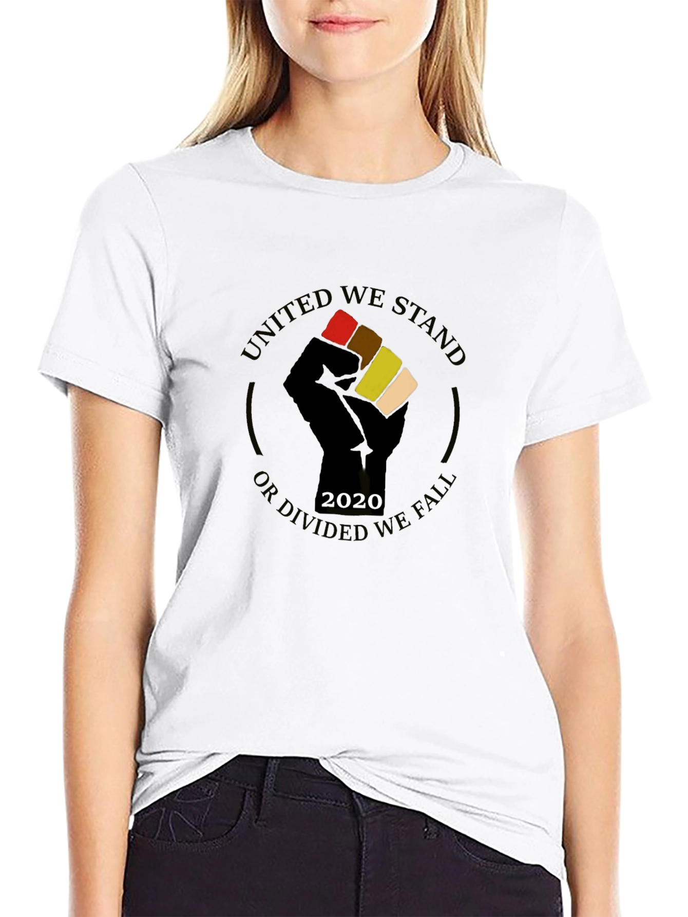 Black United We Stand T-Shirt view 9