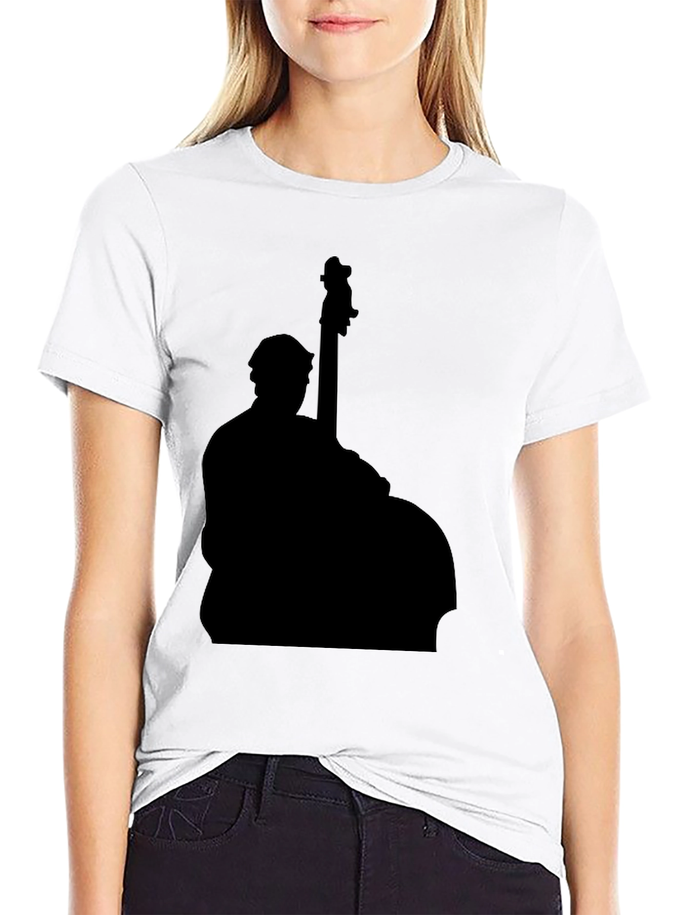 Black Black Bass Player Graphic Tee - Unisex view 9