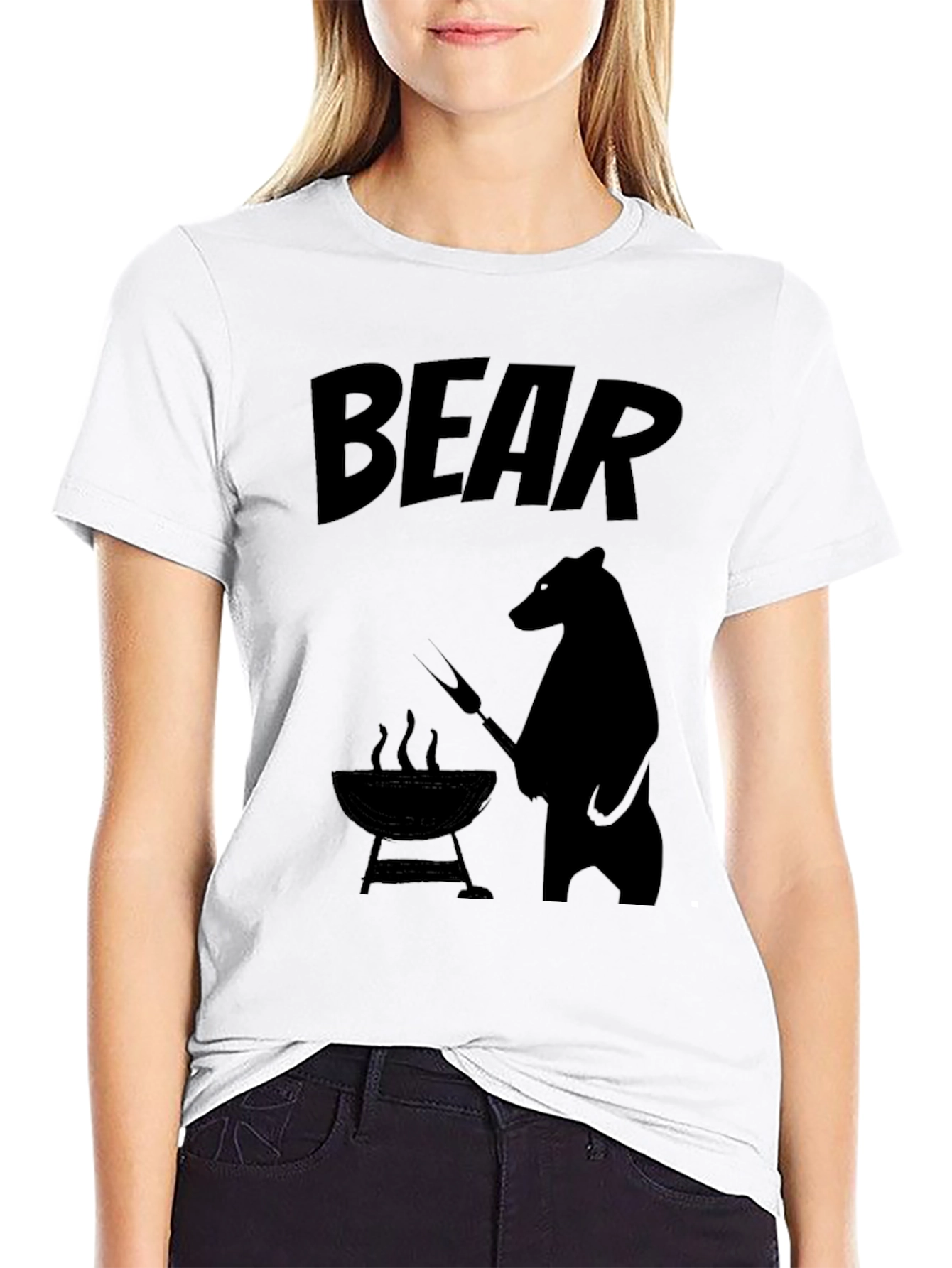Black Bear BBQ T-Shirt - Funny Grilling Tee view 9