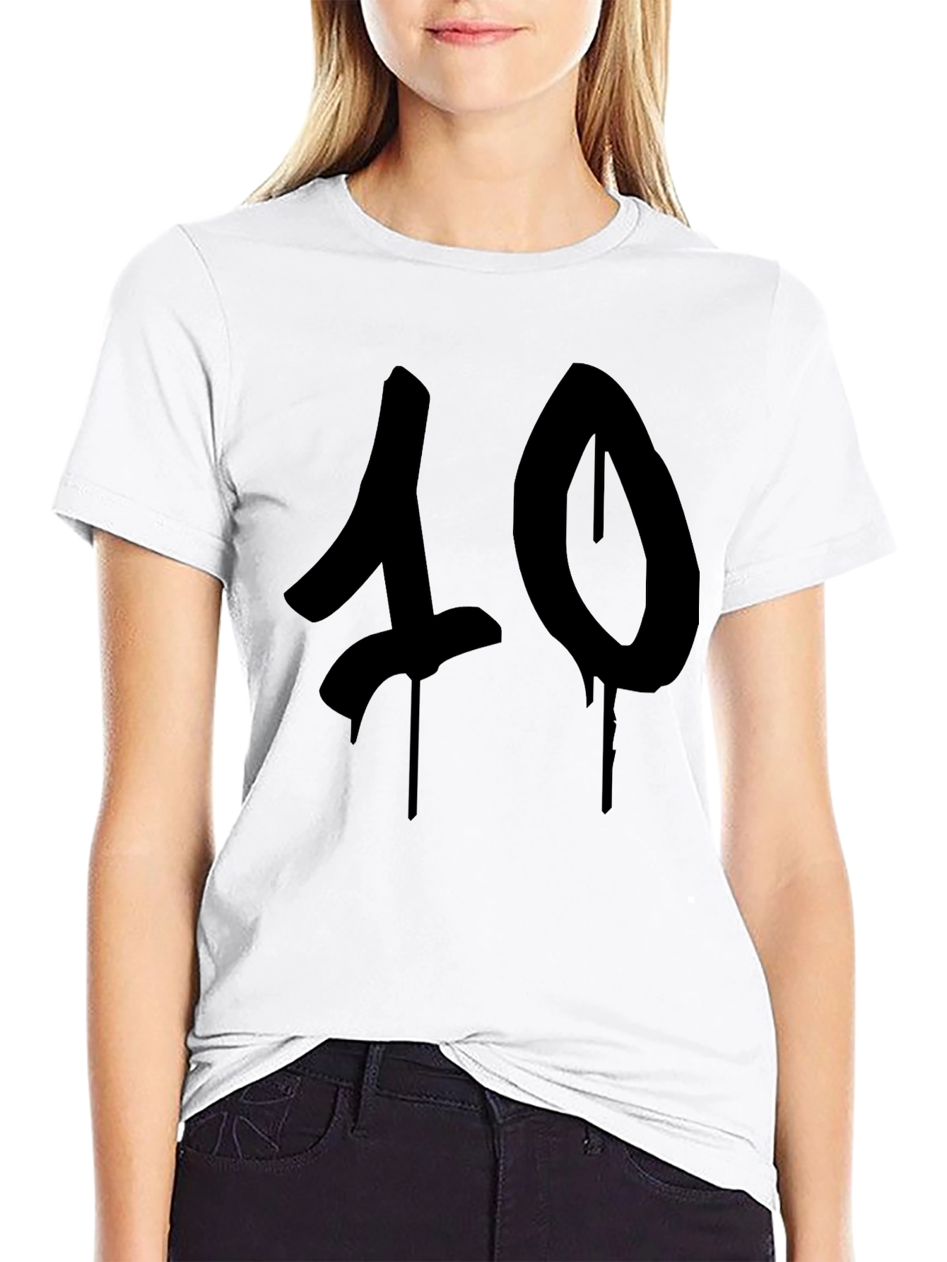 Black Men's Black "40" Graphic T-Shirt view 9