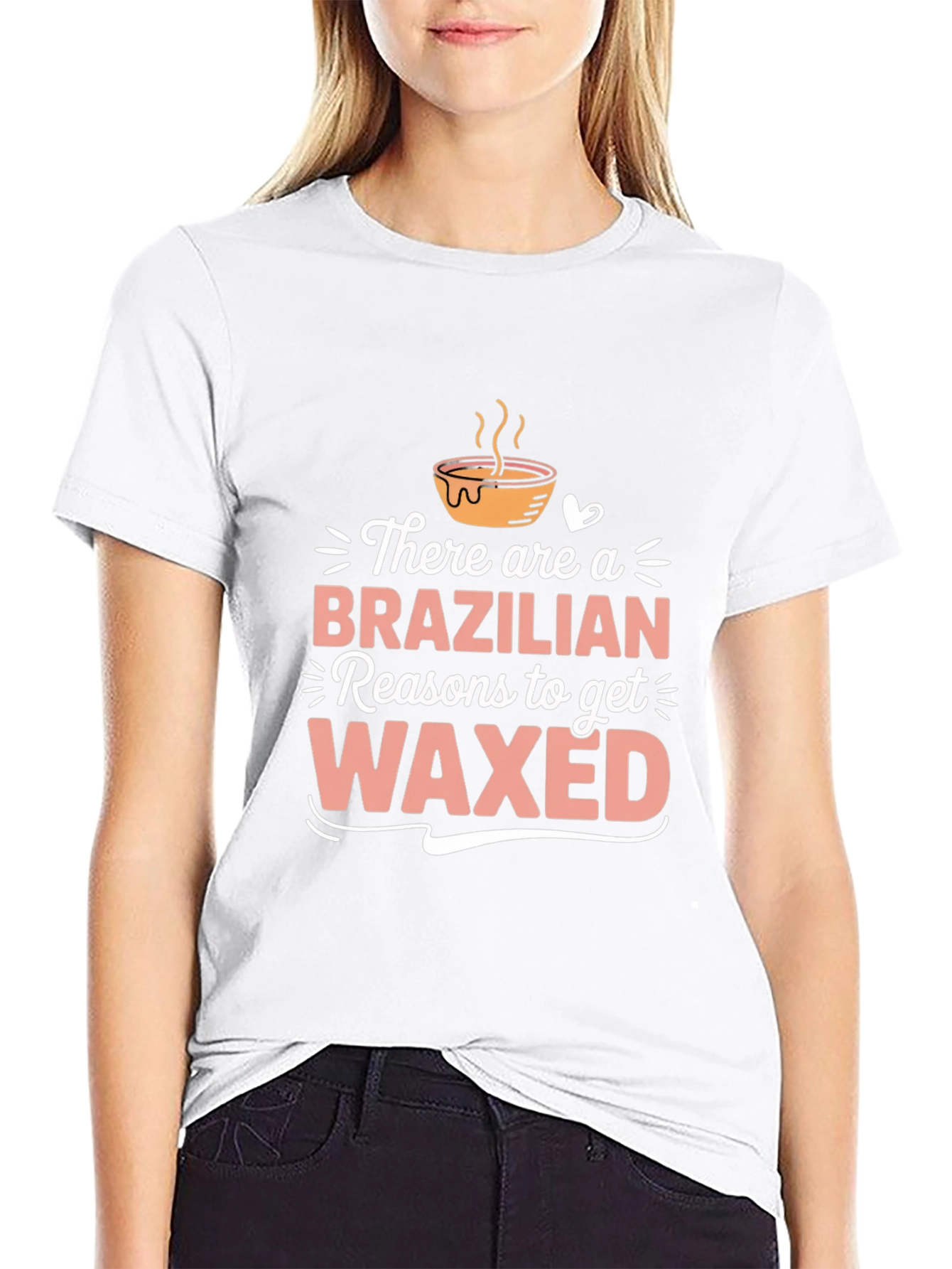 Black Brazilian Wax T-Shirt Funny Spa Day Tee view 9