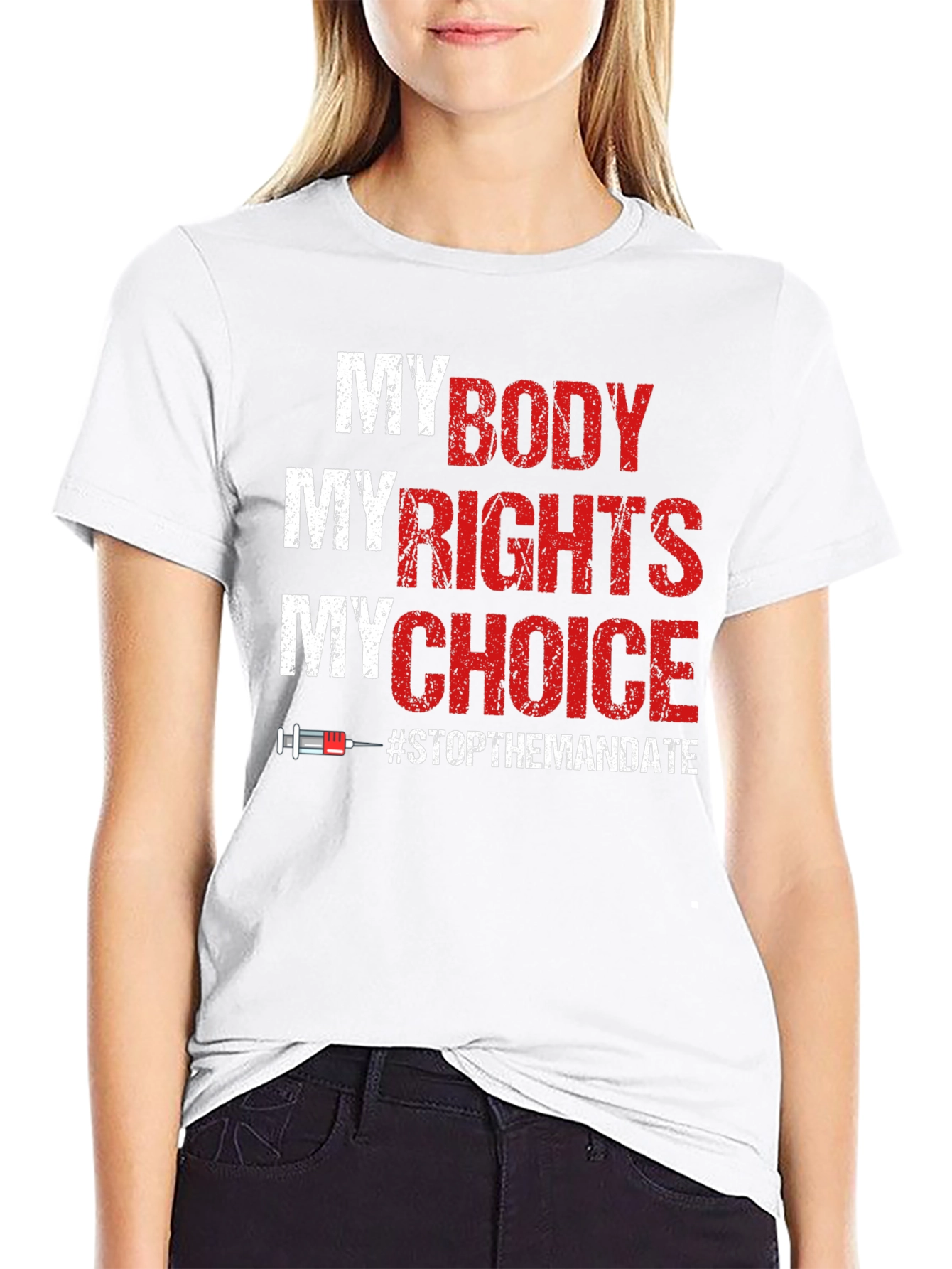 Black My Body My Rights T-Shirt view 9