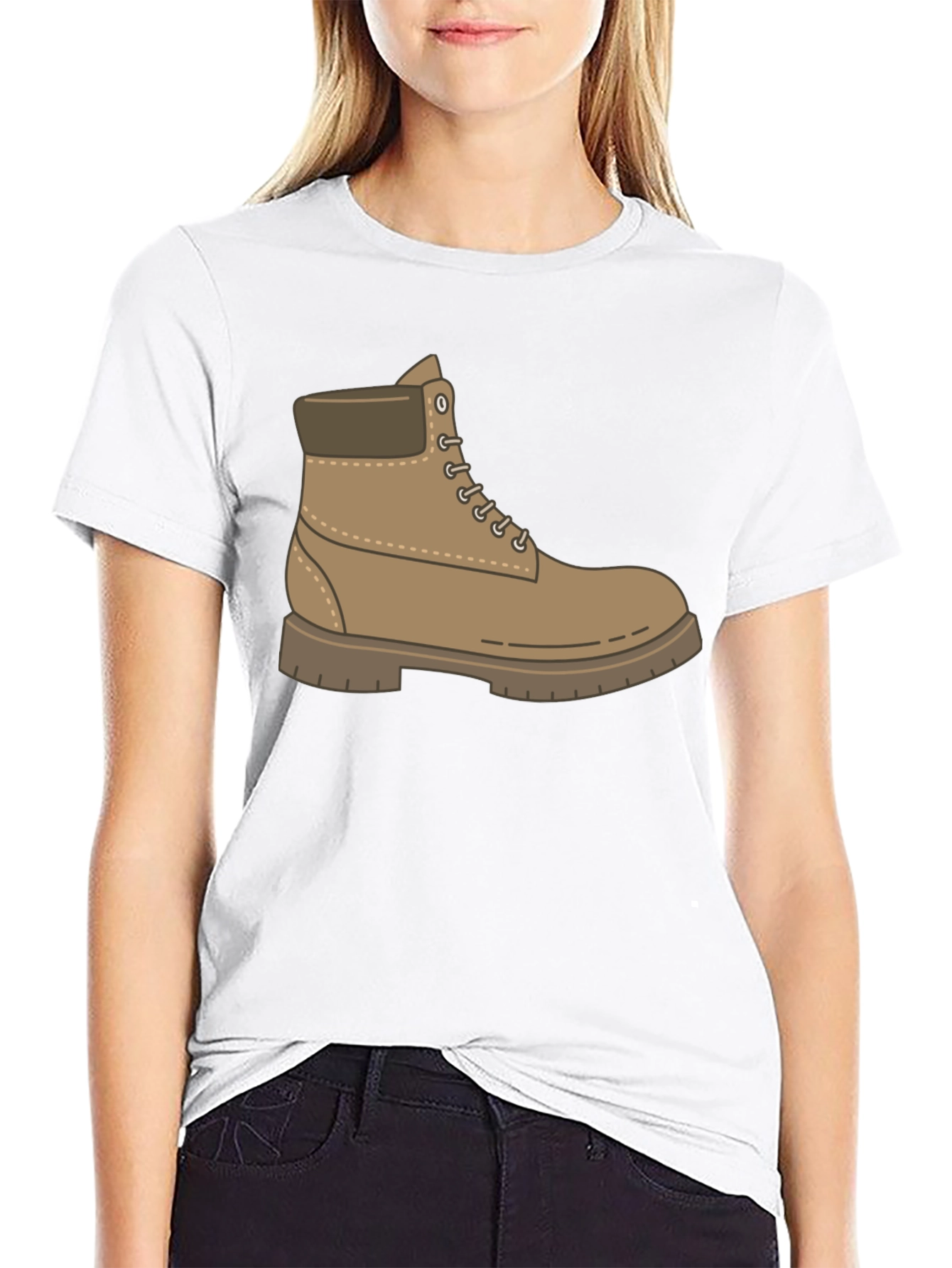 Black Boot Graphic Tee - Stylish Casual Wear view 9