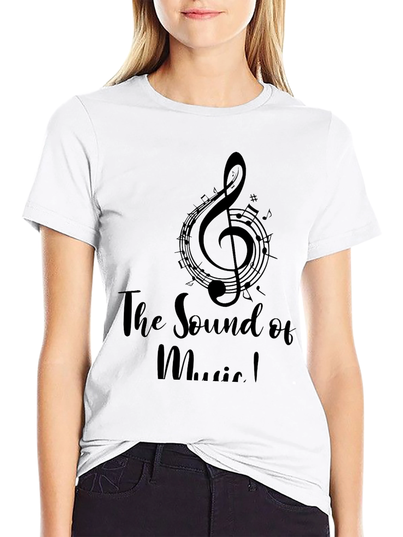 Black The Sound of Music Graphic T-Shirt view 9